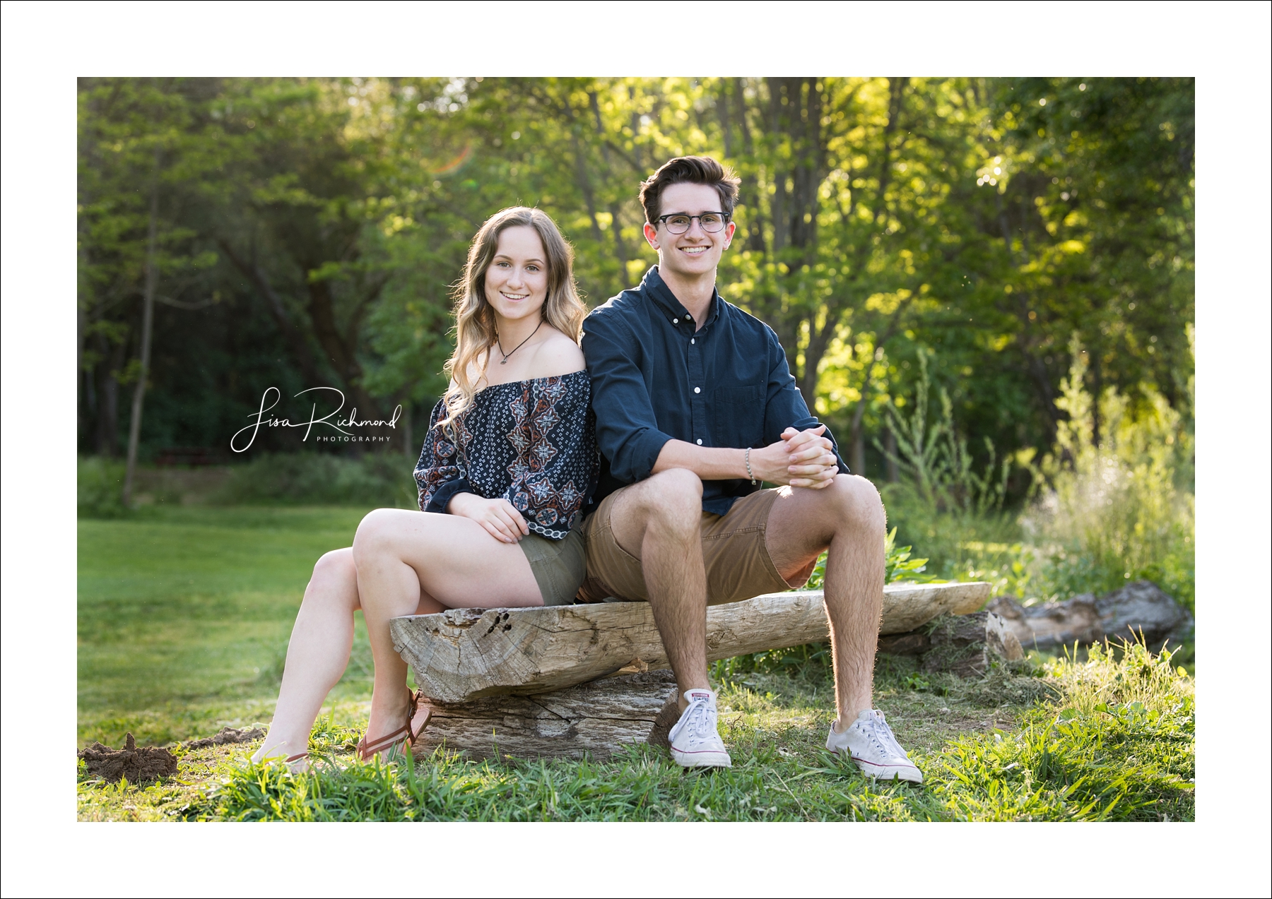 Emma and Marcus born on the same date and graduating on the same date, too!