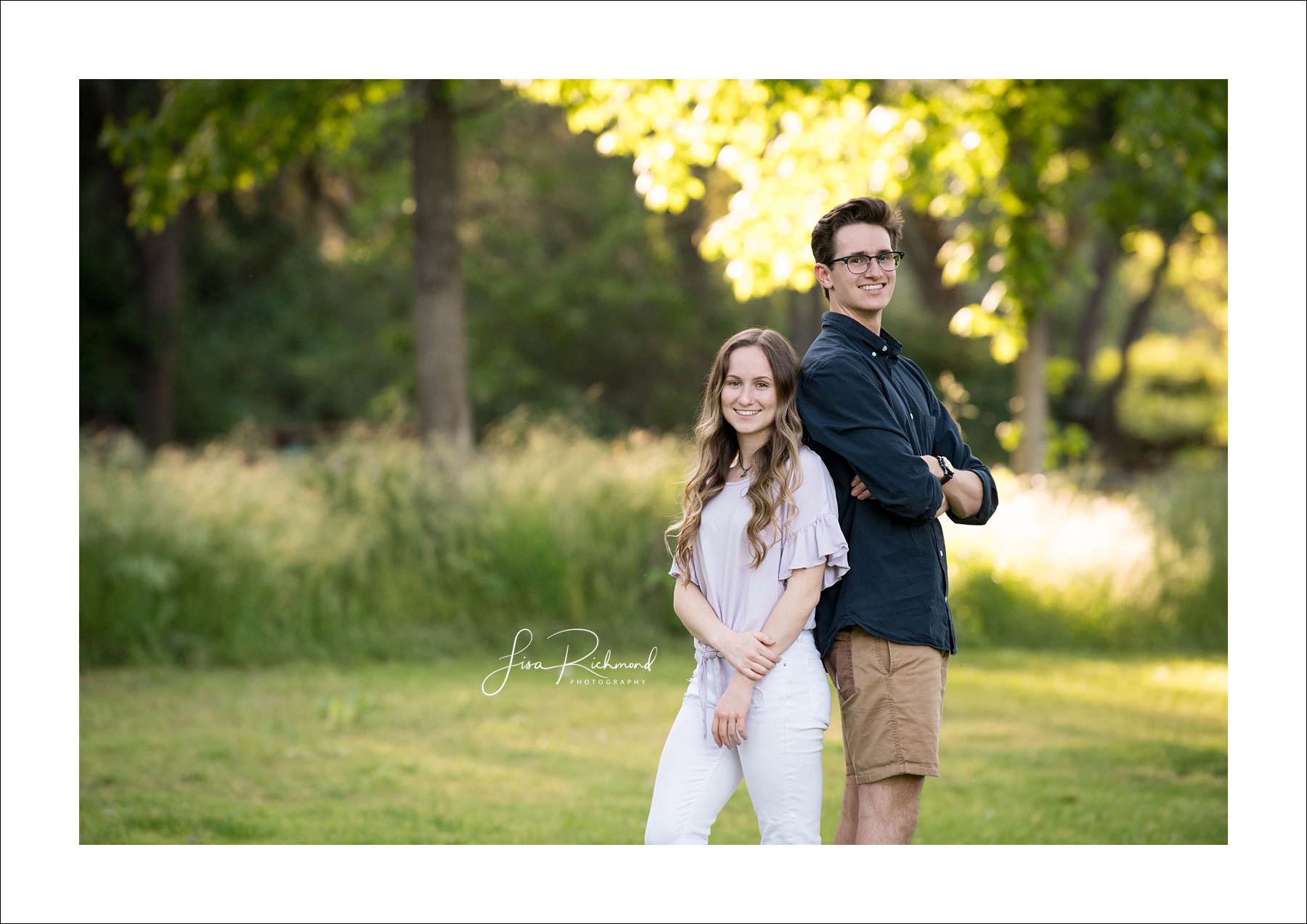 Emma and Marcus born on the same date and graduating on the same date, too!