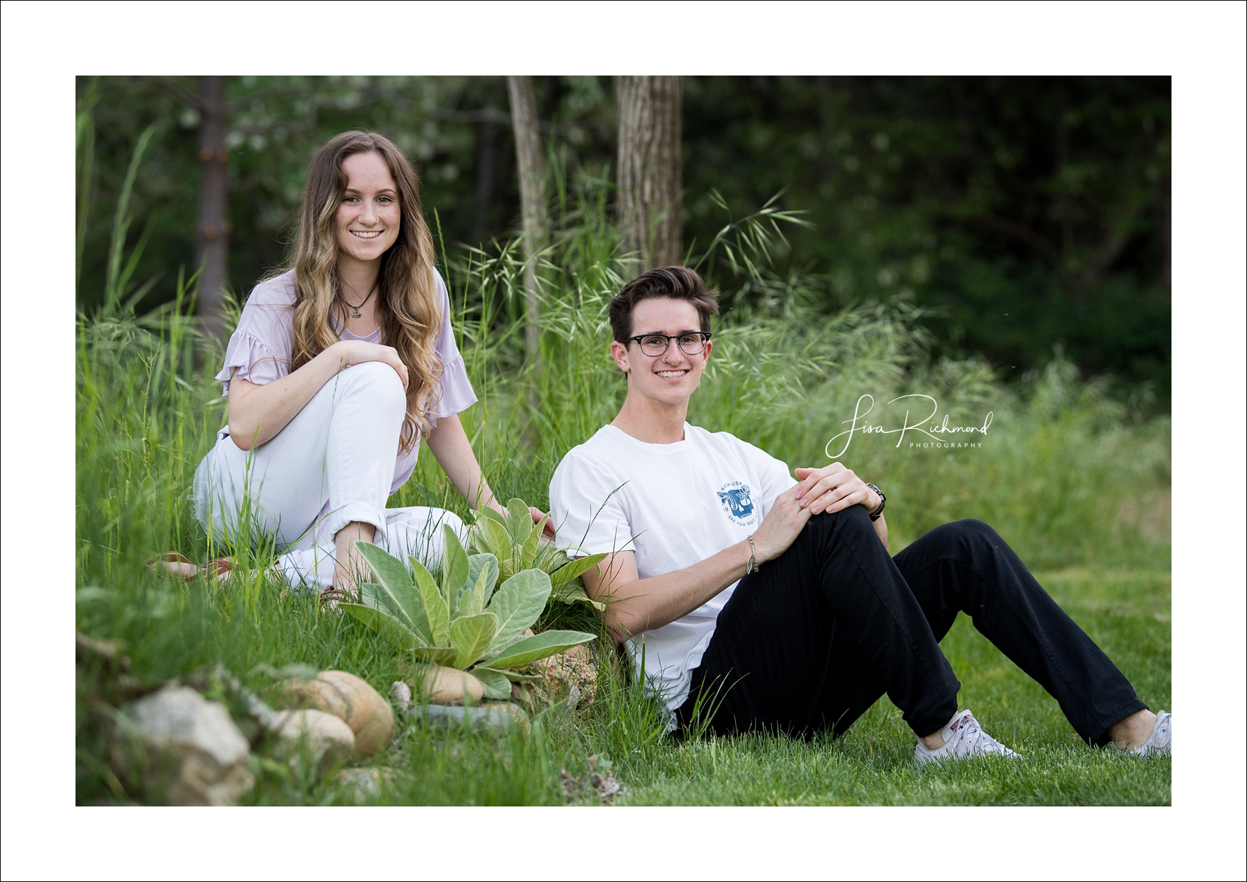 Emma and Marcus born on the same date and graduating on the same date, too!