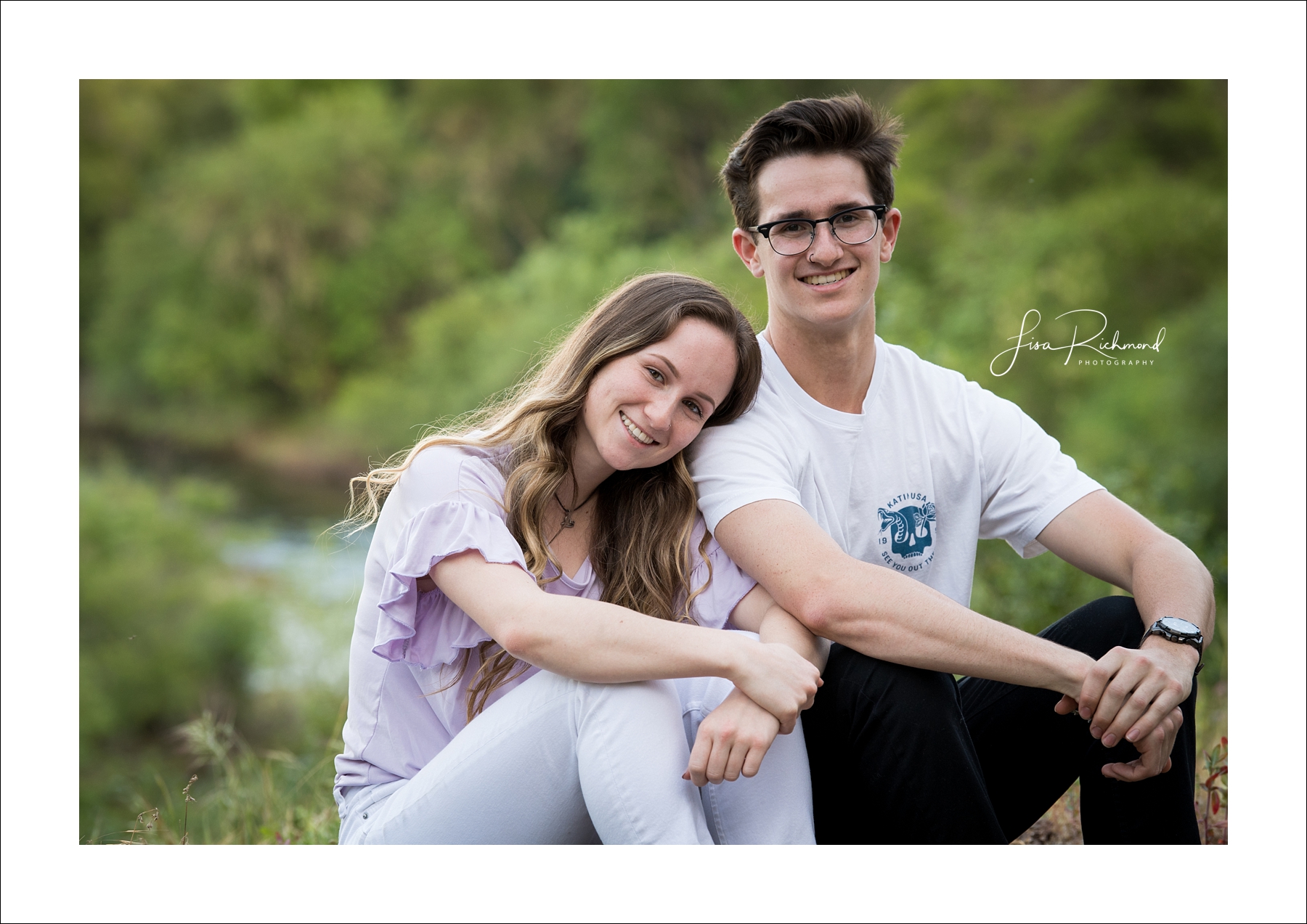 Emma and Marcus born on the same date and graduating on the same date, too!