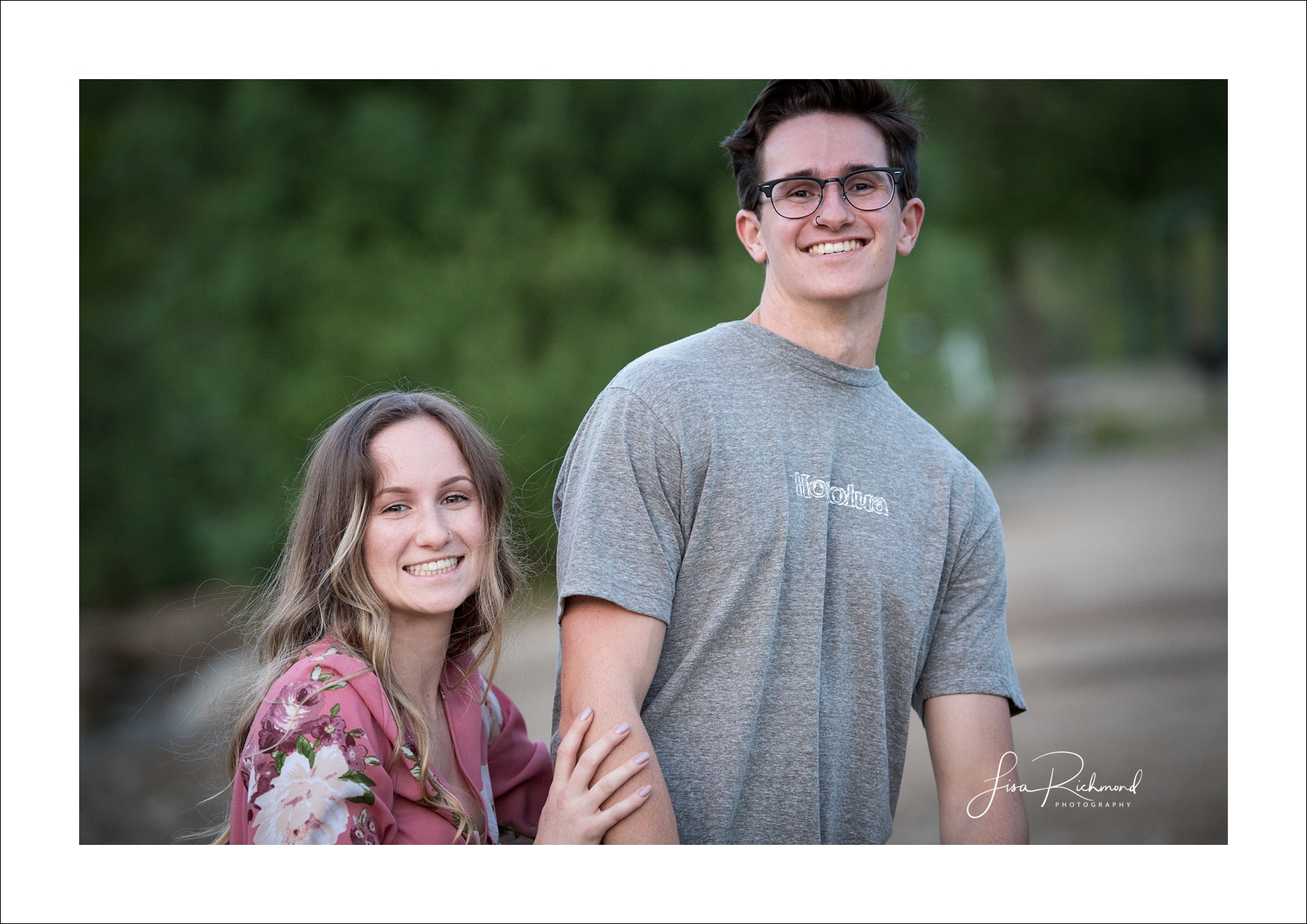 Emma and Marcus born on the same date and graduating on the same date, too!