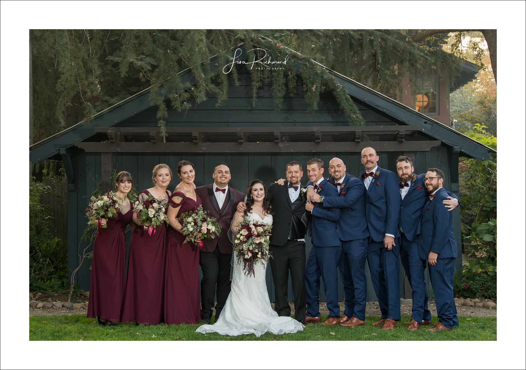 Aaron + Stephanie, Wine and Roses