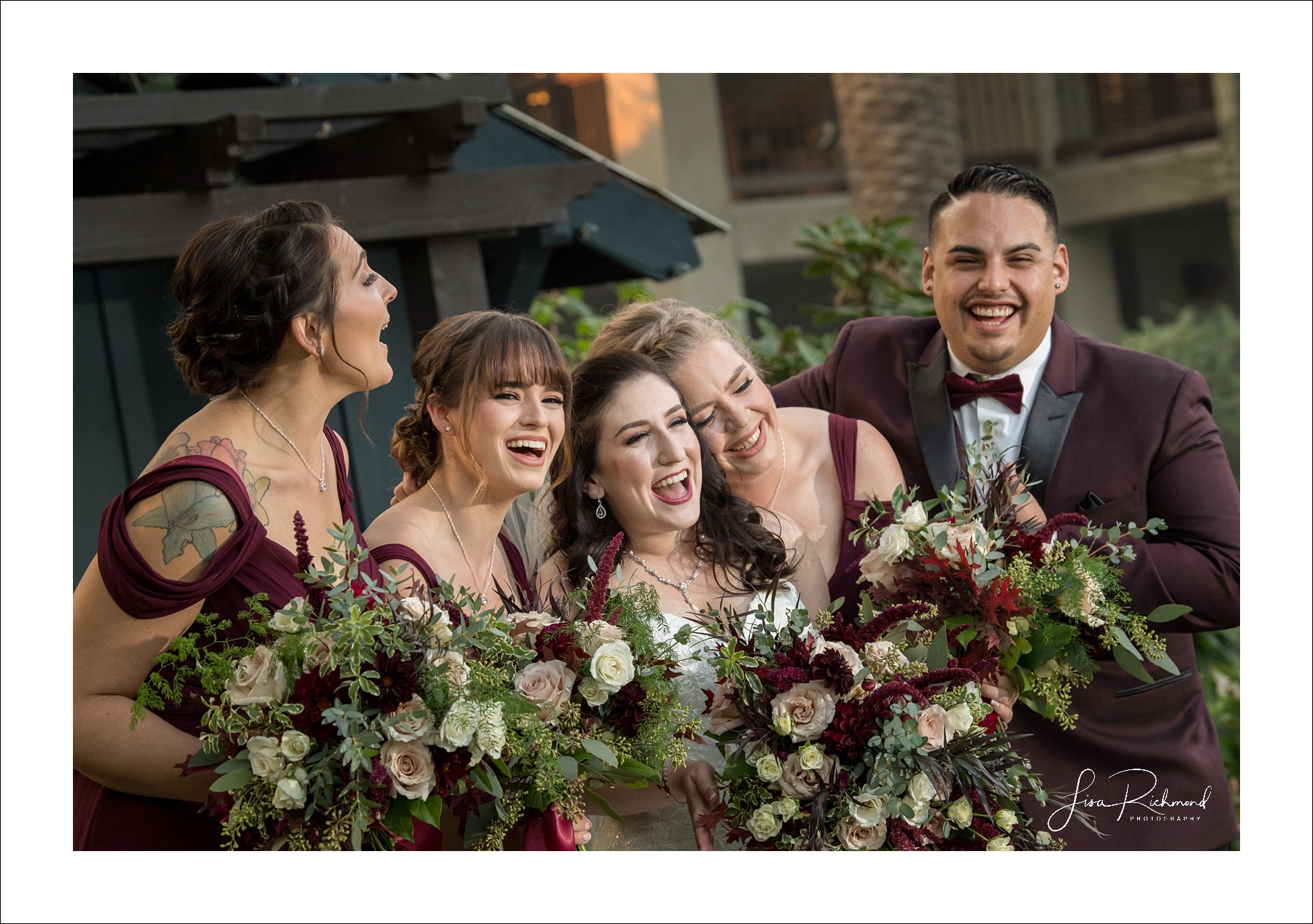 Aaron + Stephanie, Wine and Roses