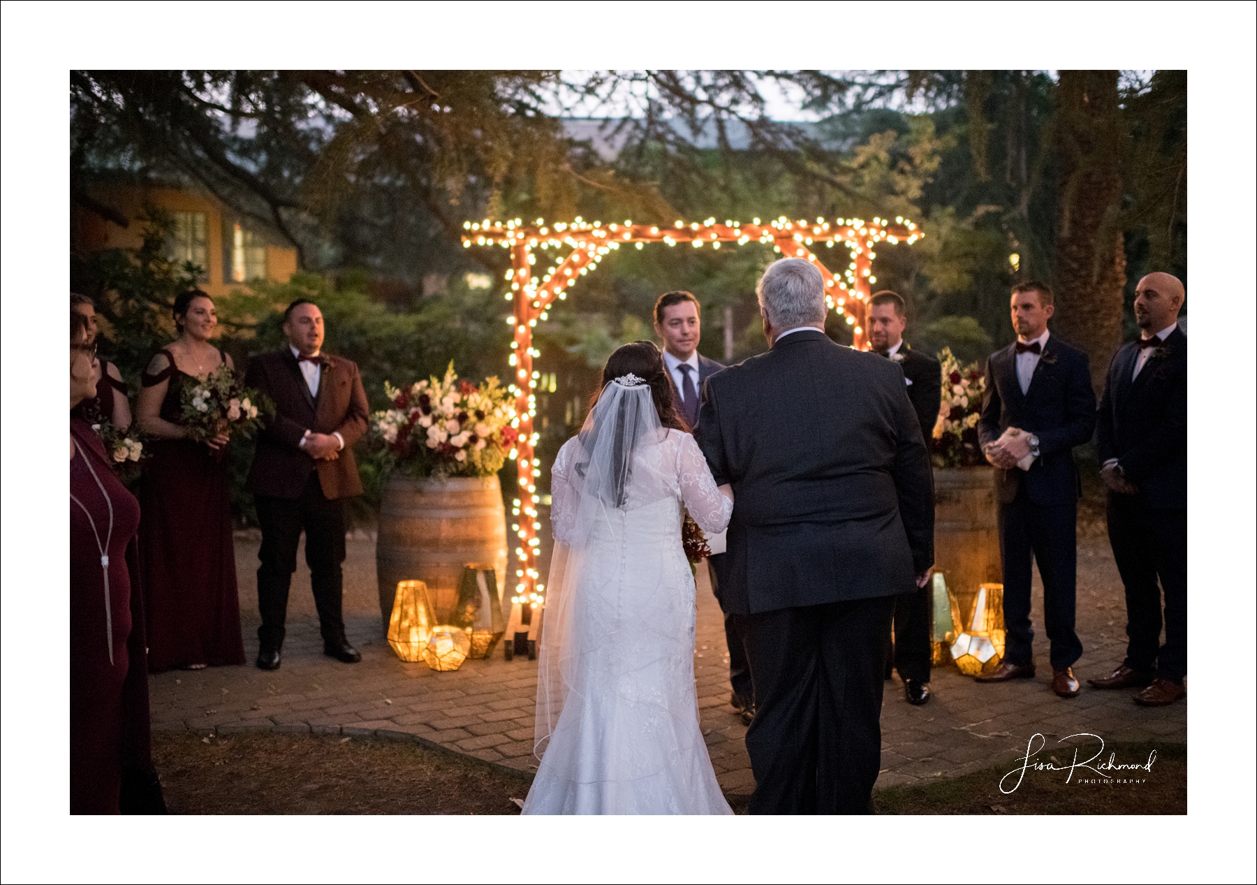 Aaron + Stephanie, Wine and Roses