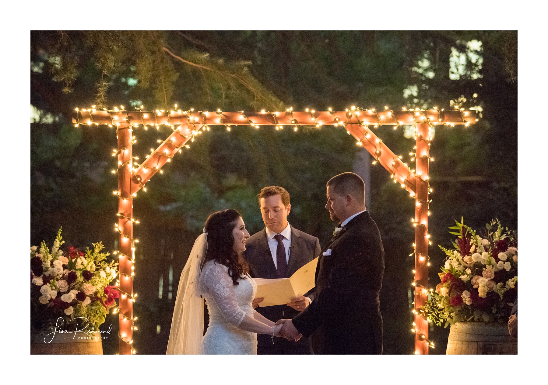 Aaron + Stephanie, Wine and Roses