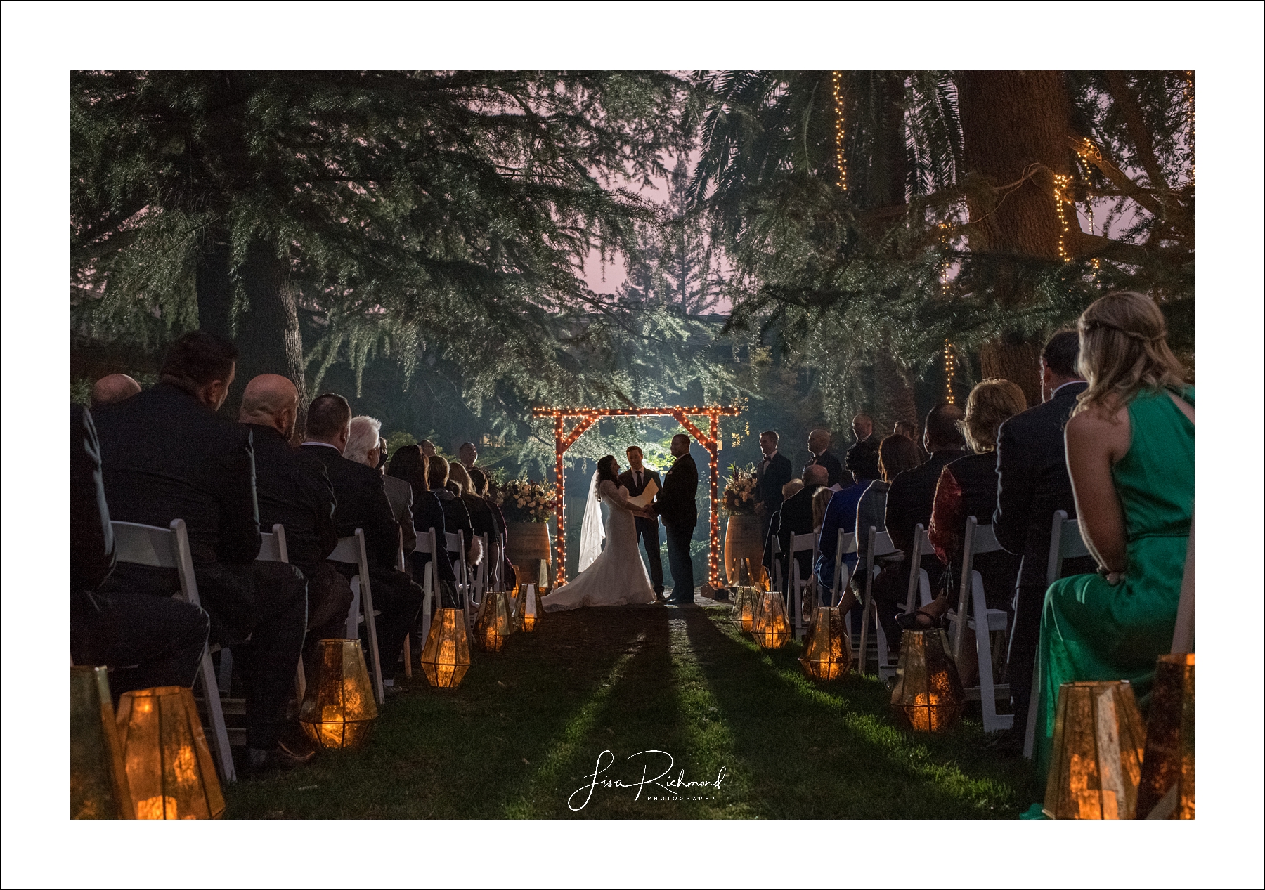 Aaron + Stephanie, Wine and Roses