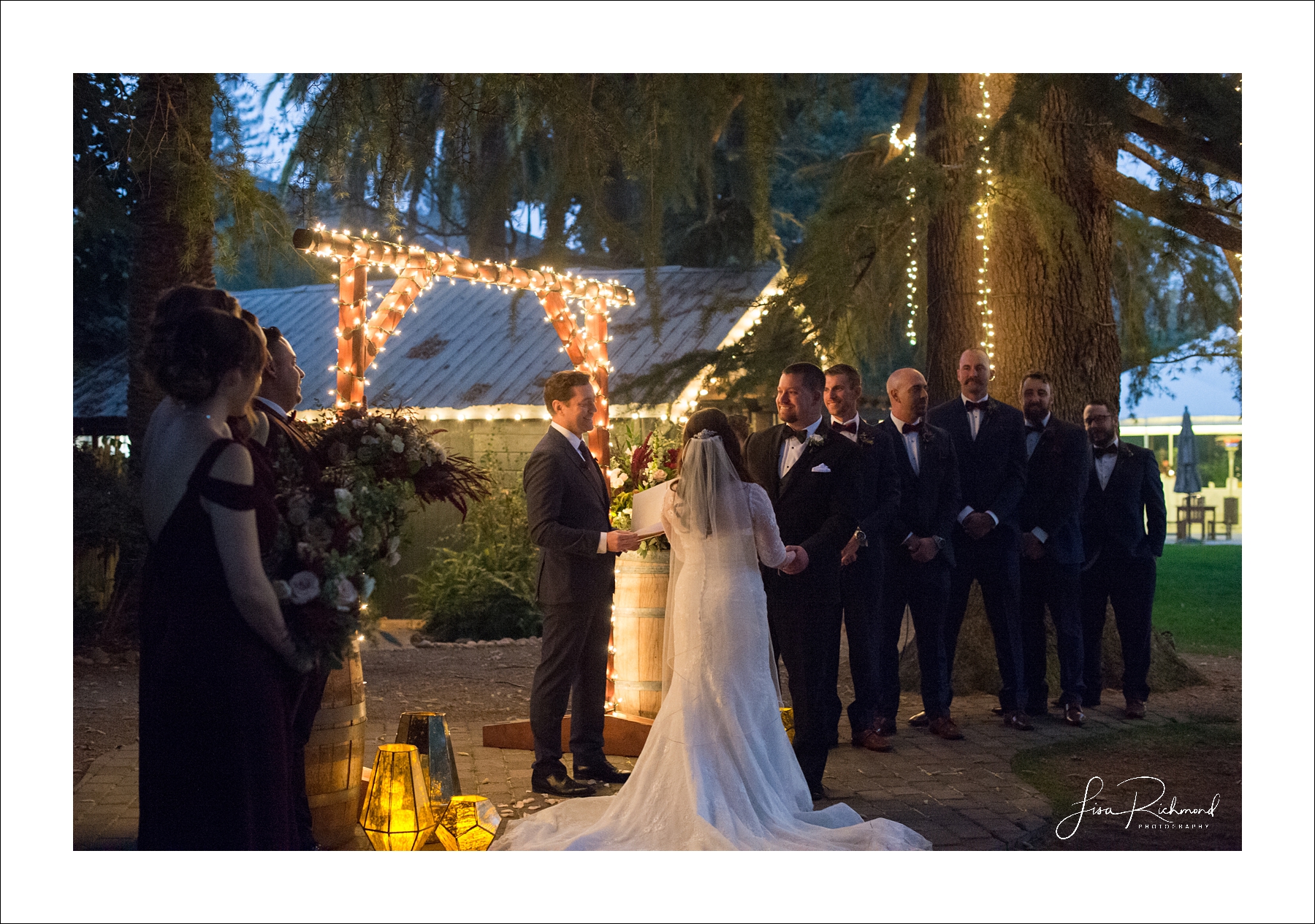 Aaron + Stephanie, Wine and Roses