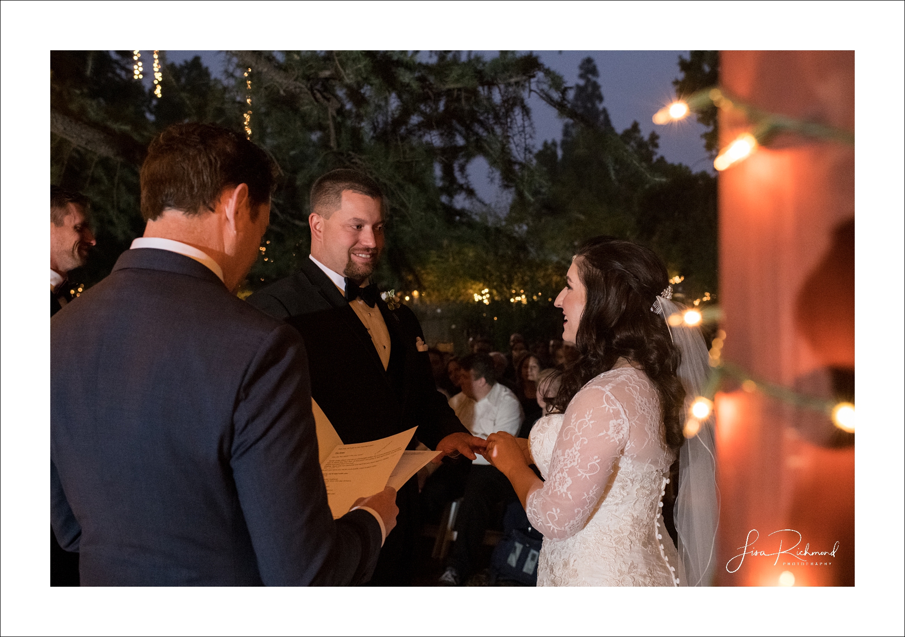 Aaron + Stephanie, Wine and Roses