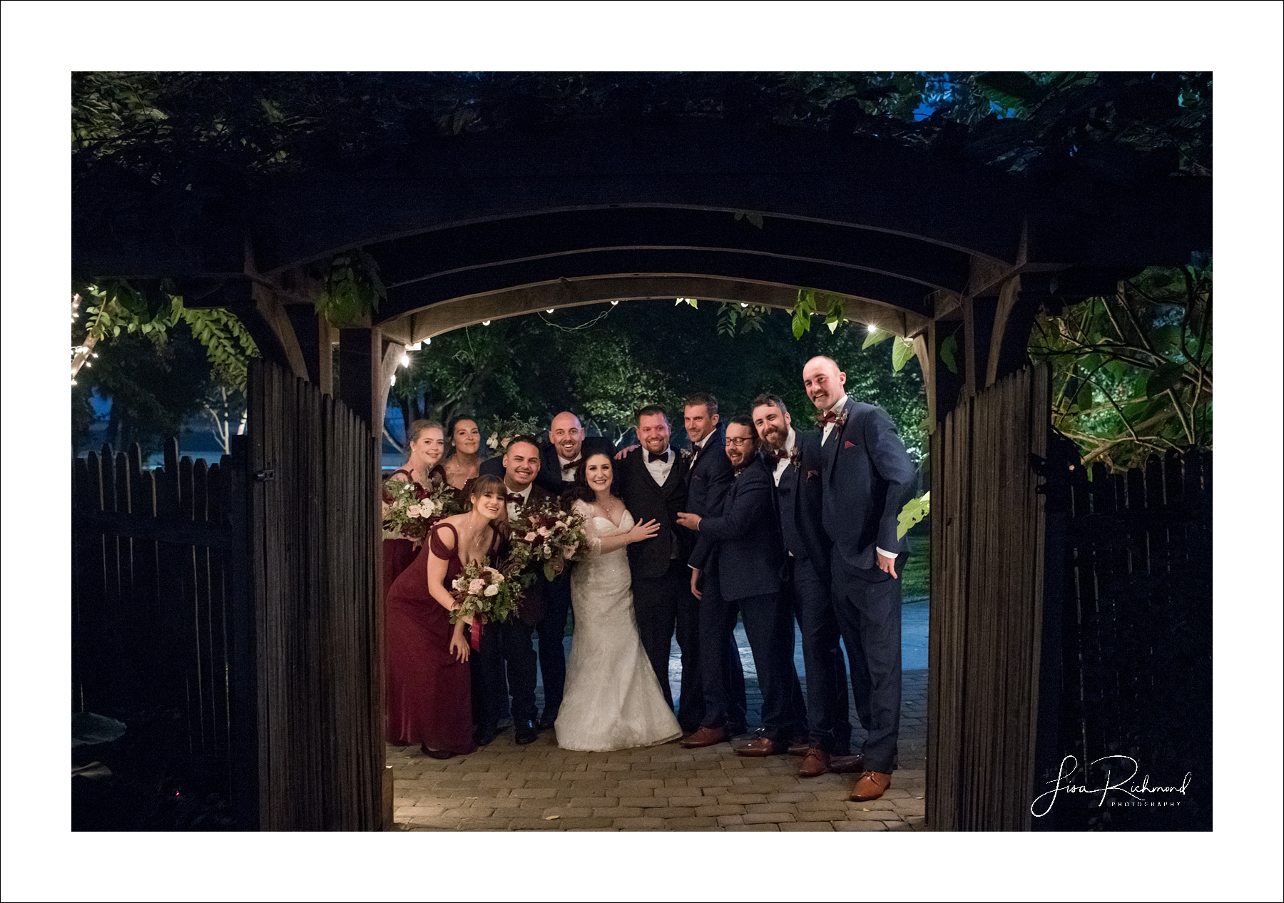 Aaron + Stephanie, Wine and Roses