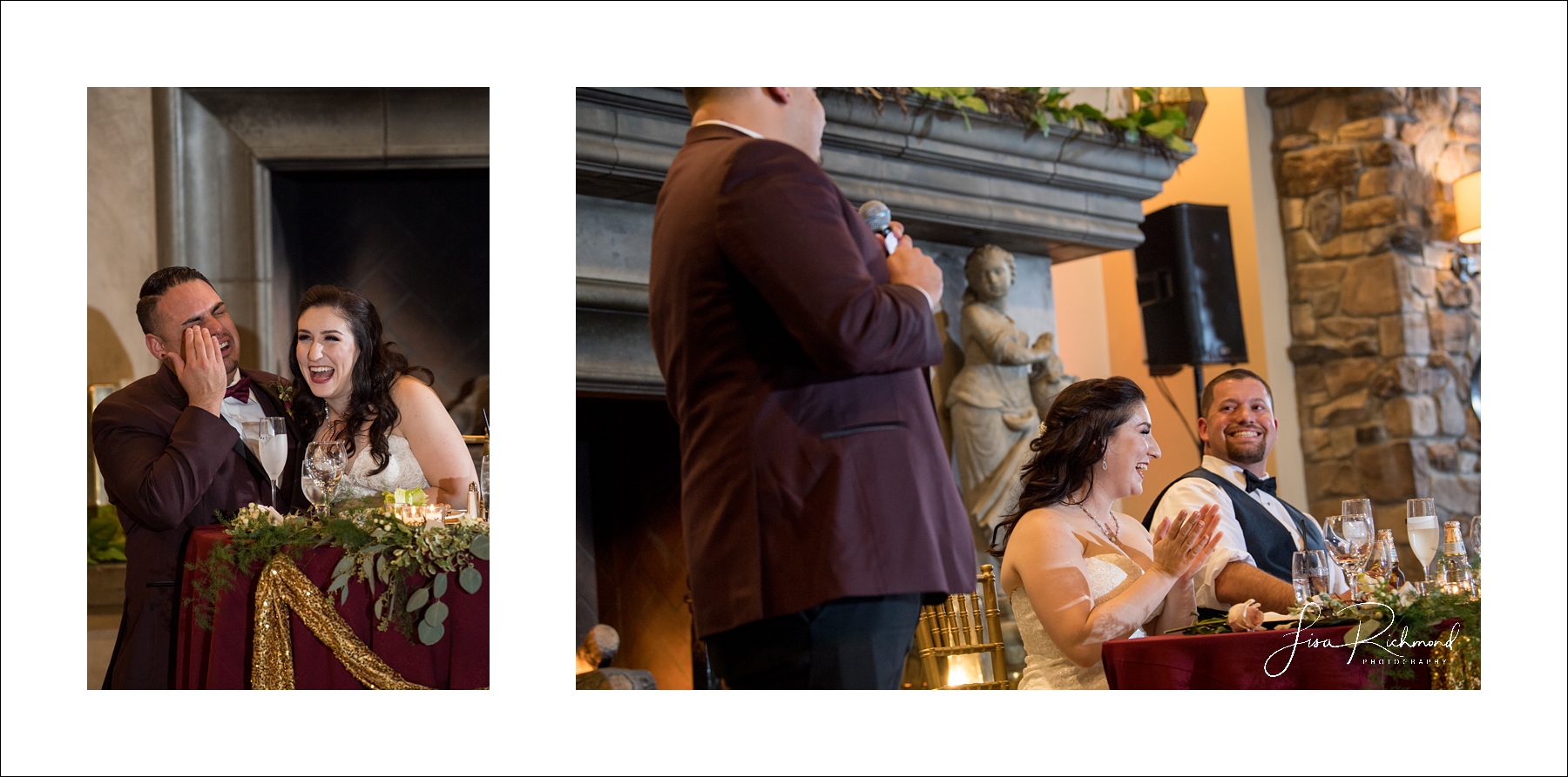 Aaron + Stephanie, Wine and Roses