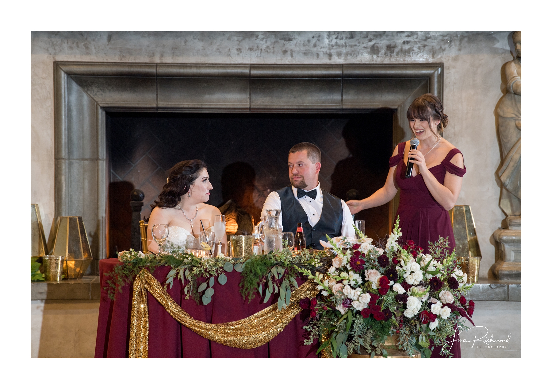 Aaron + Stephanie, Wine and Roses