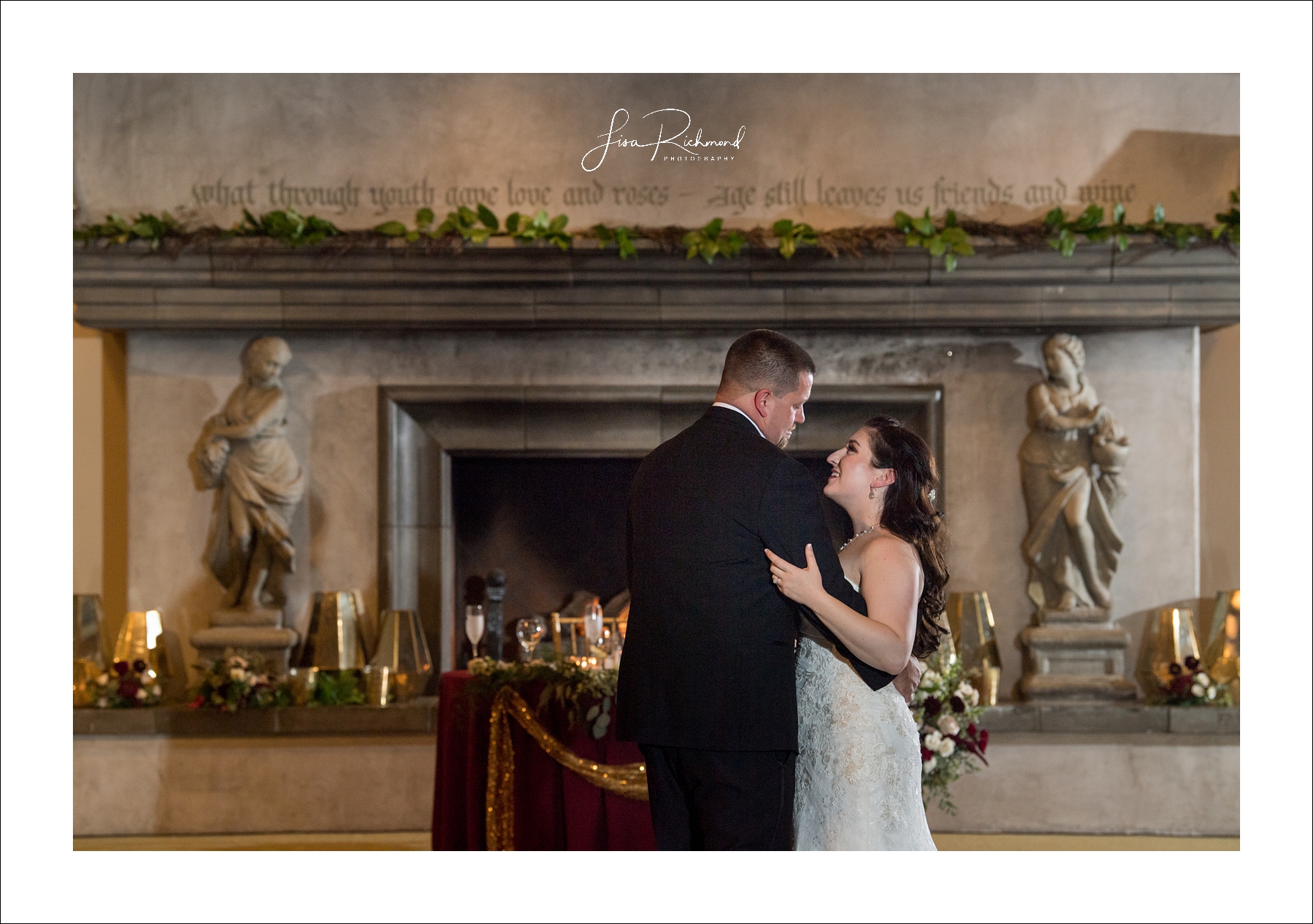 Aaron + Stephanie, Wine and Roses