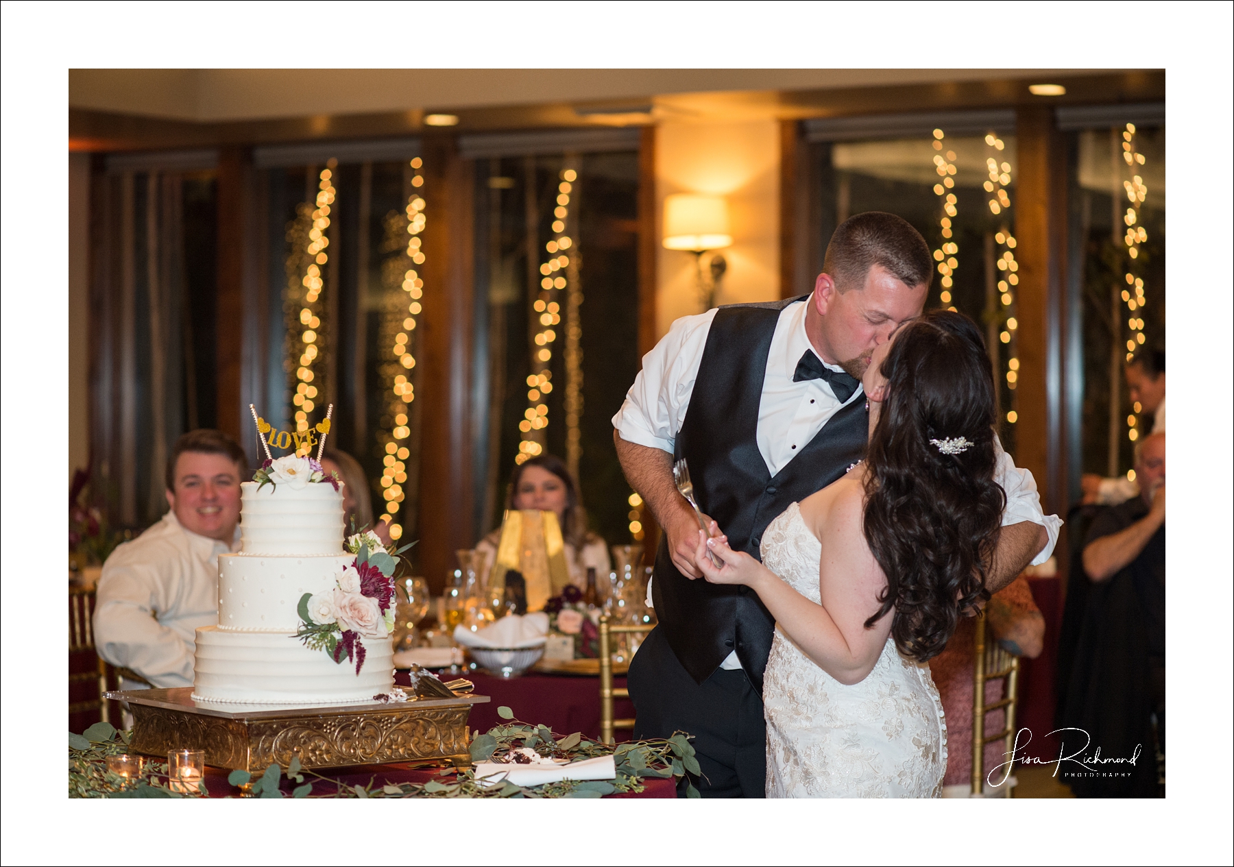 Aaron + Stephanie, Wine and Roses