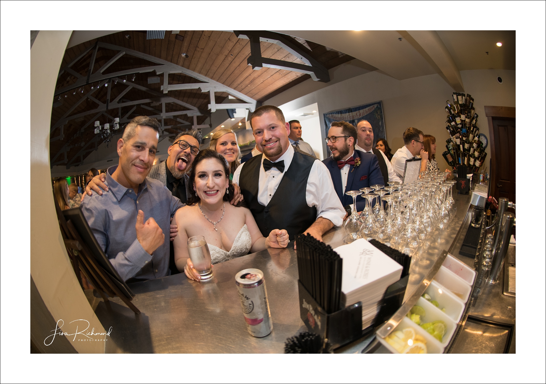 Aaron + Stephanie, Wine and Roses