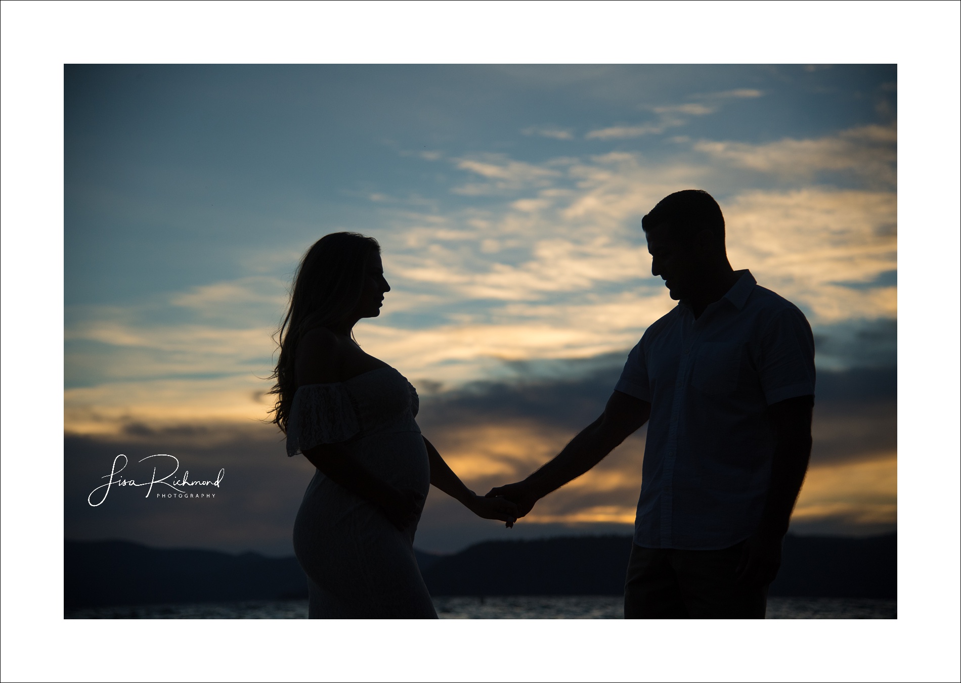 Elizabeth, Greg and Hudson at Sand Harbor beach