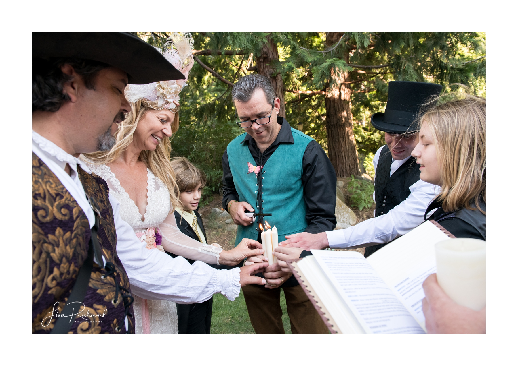 Eric and Jody along the enchanted path&#8230;.