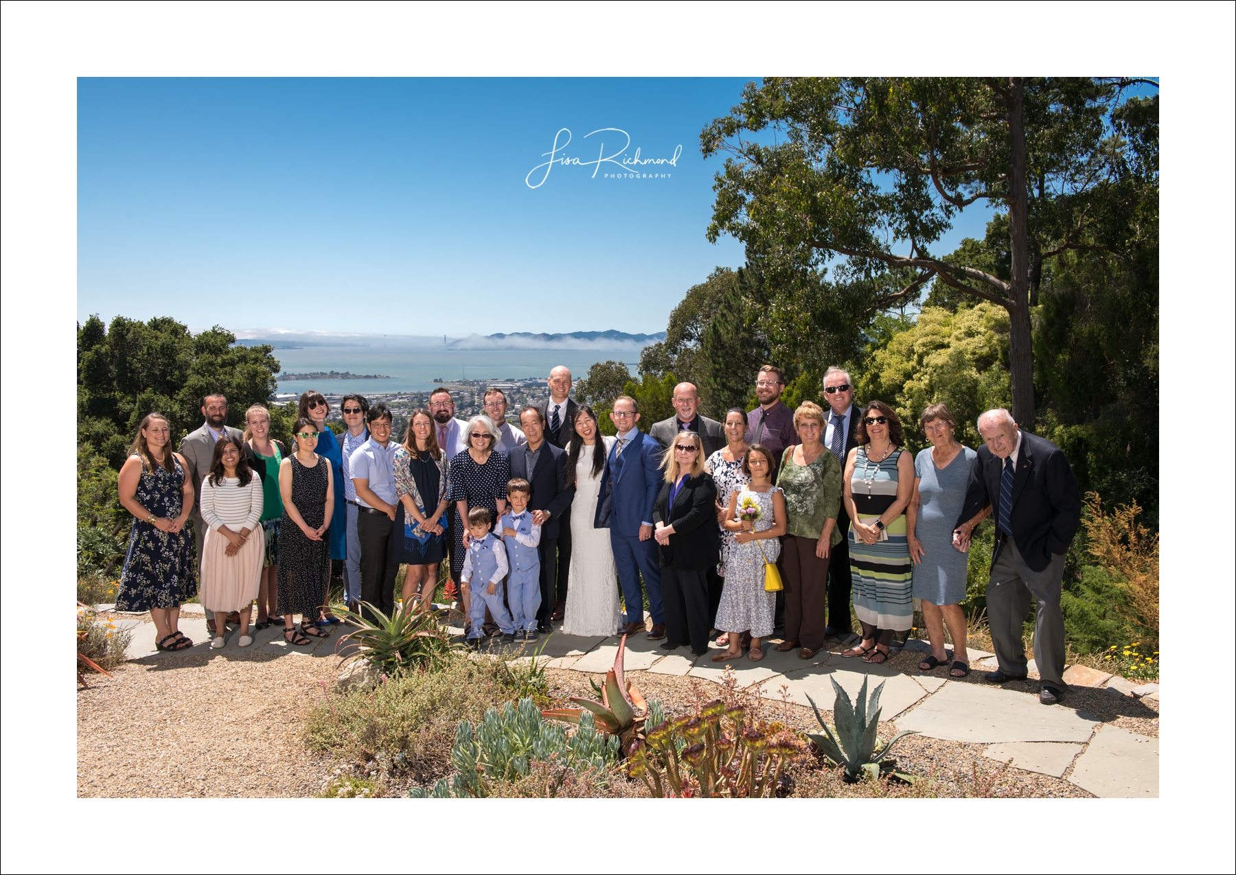 Sahoko and Josh, Blake Garden in Kensington, California