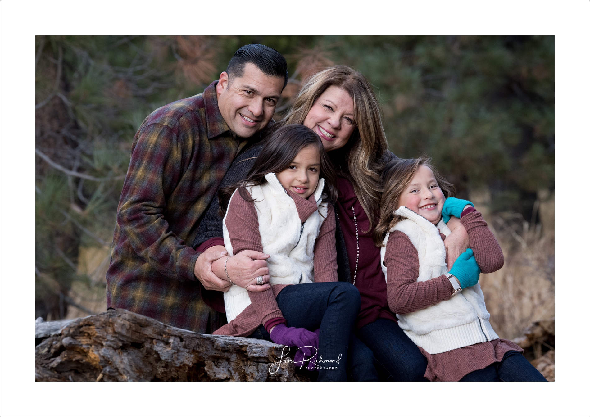 The Martinez family in Lake Tahoe