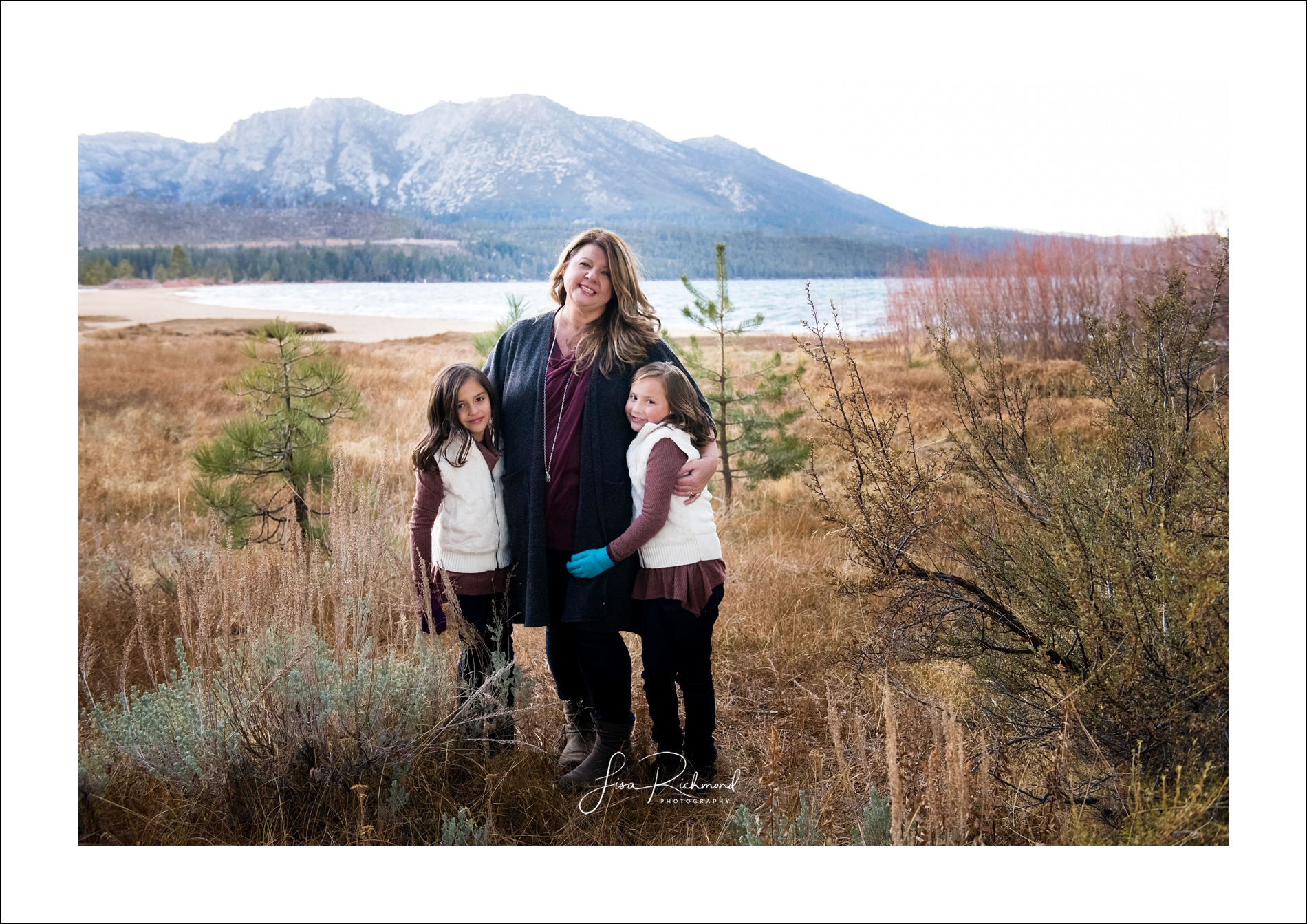 The Martinez family in Lake Tahoe