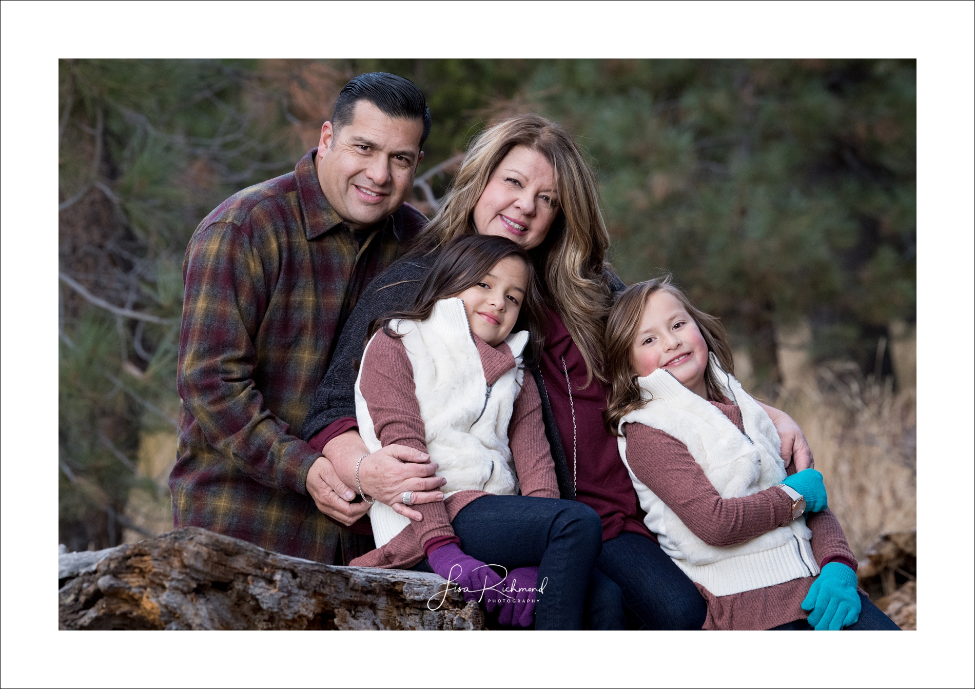 The Martinez family in Lake Tahoe