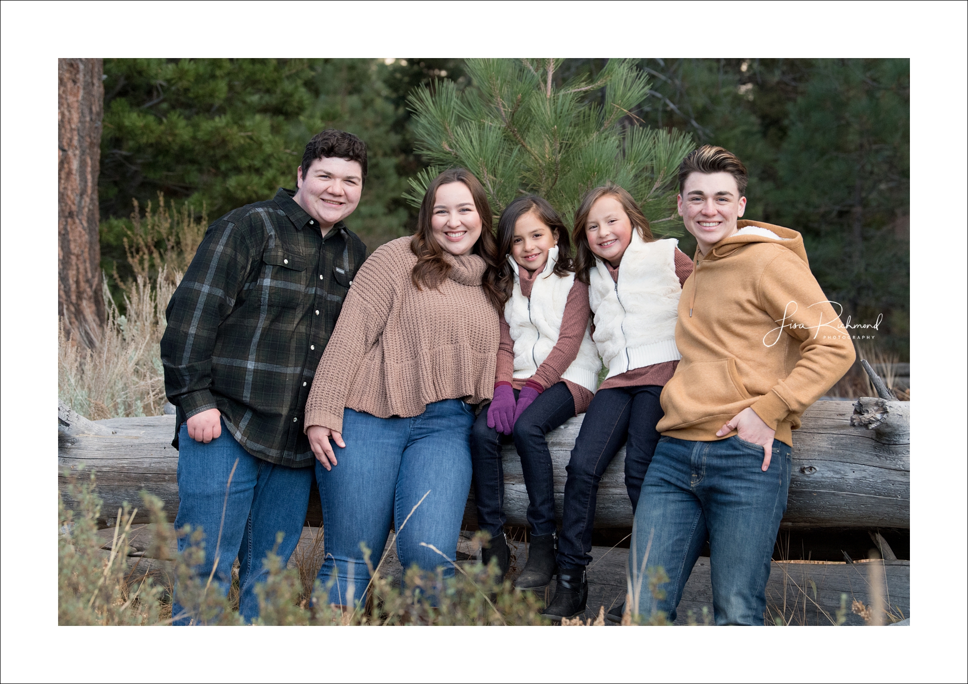 The Martinez family in Lake Tahoe