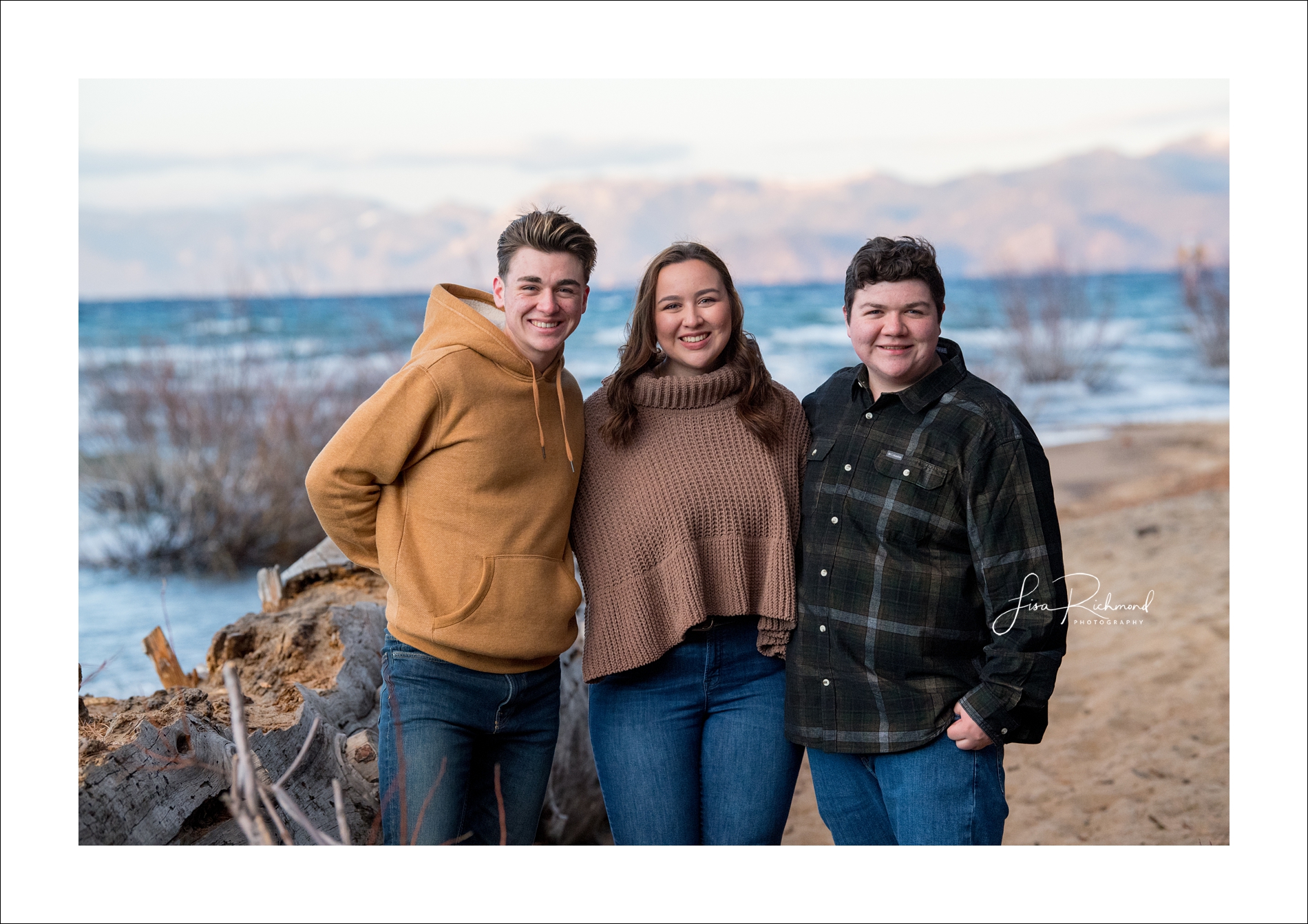 The Martinez family in Lake Tahoe