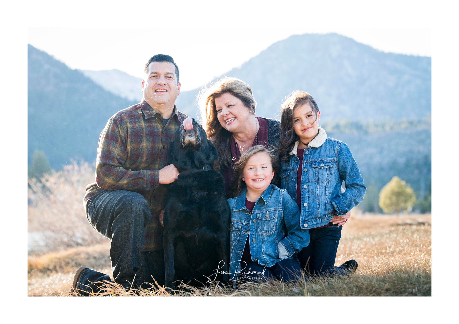 The Martinez family in Lake Tahoe