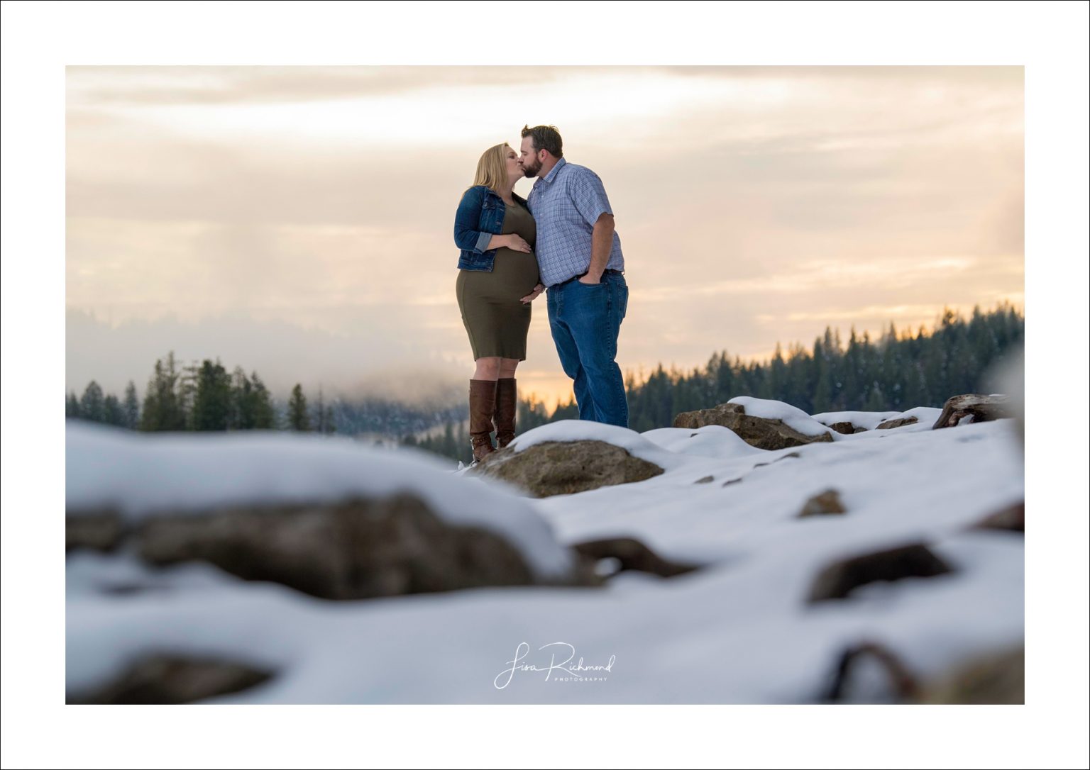 Courtney and Joel and Brooke New parents any day now.... · Lisa