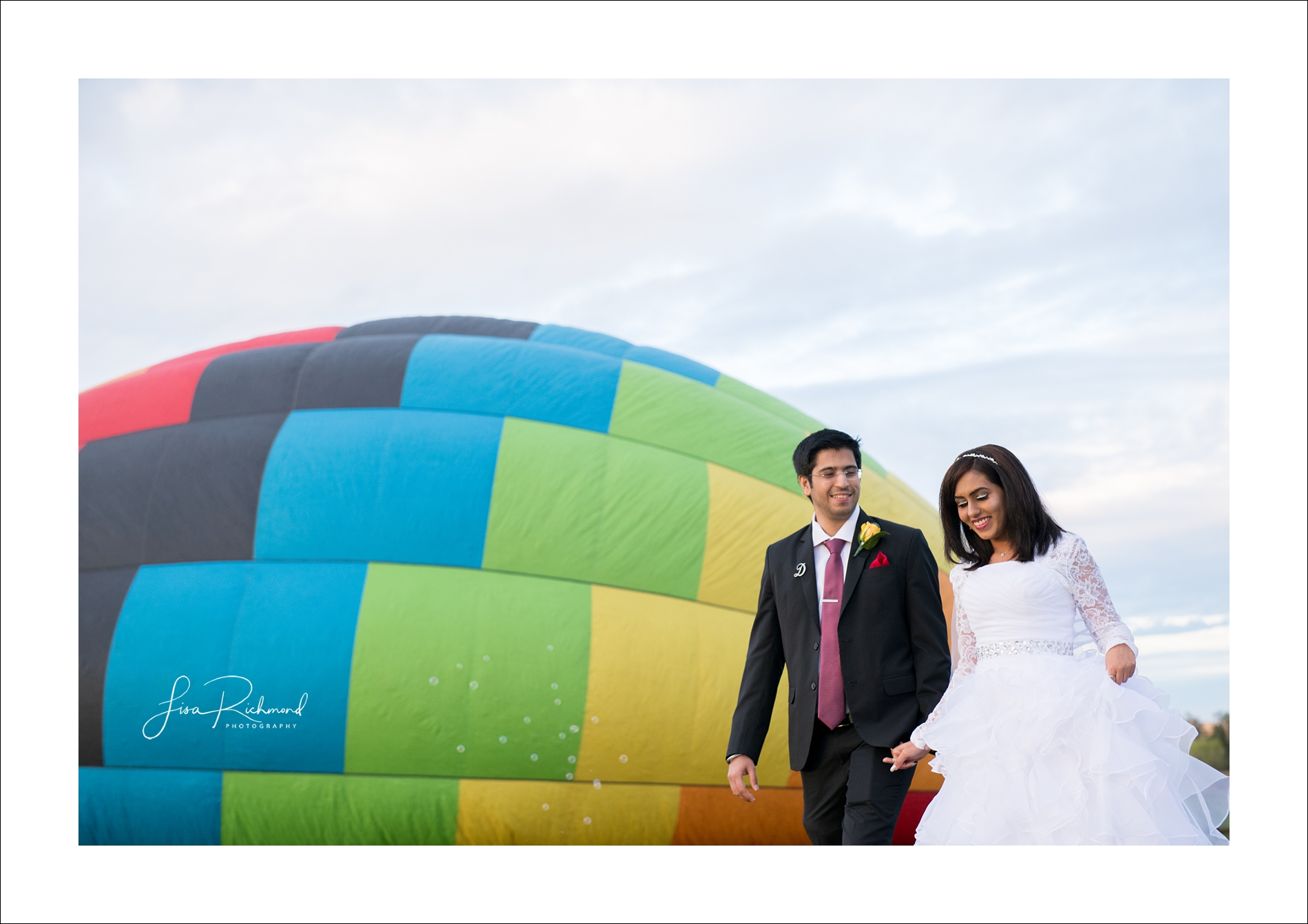 Up, up and away&#8230;.Nikhil + Disha elope in a beautiful hot air balloon