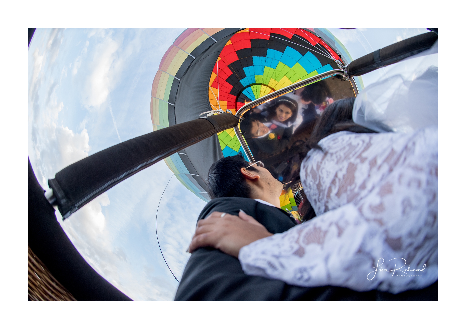 Up, up and away&#8230;.Nikhil + Disha elope in a beautiful hot air balloon