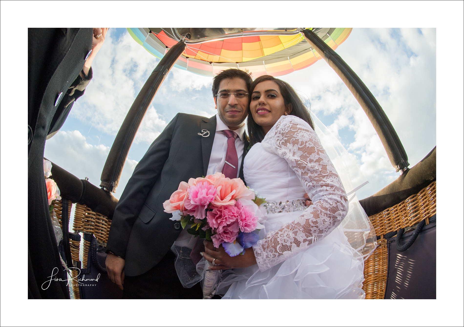 Up, up and away&#8230;.Nikhil + Disha elope in a beautiful hot air balloon