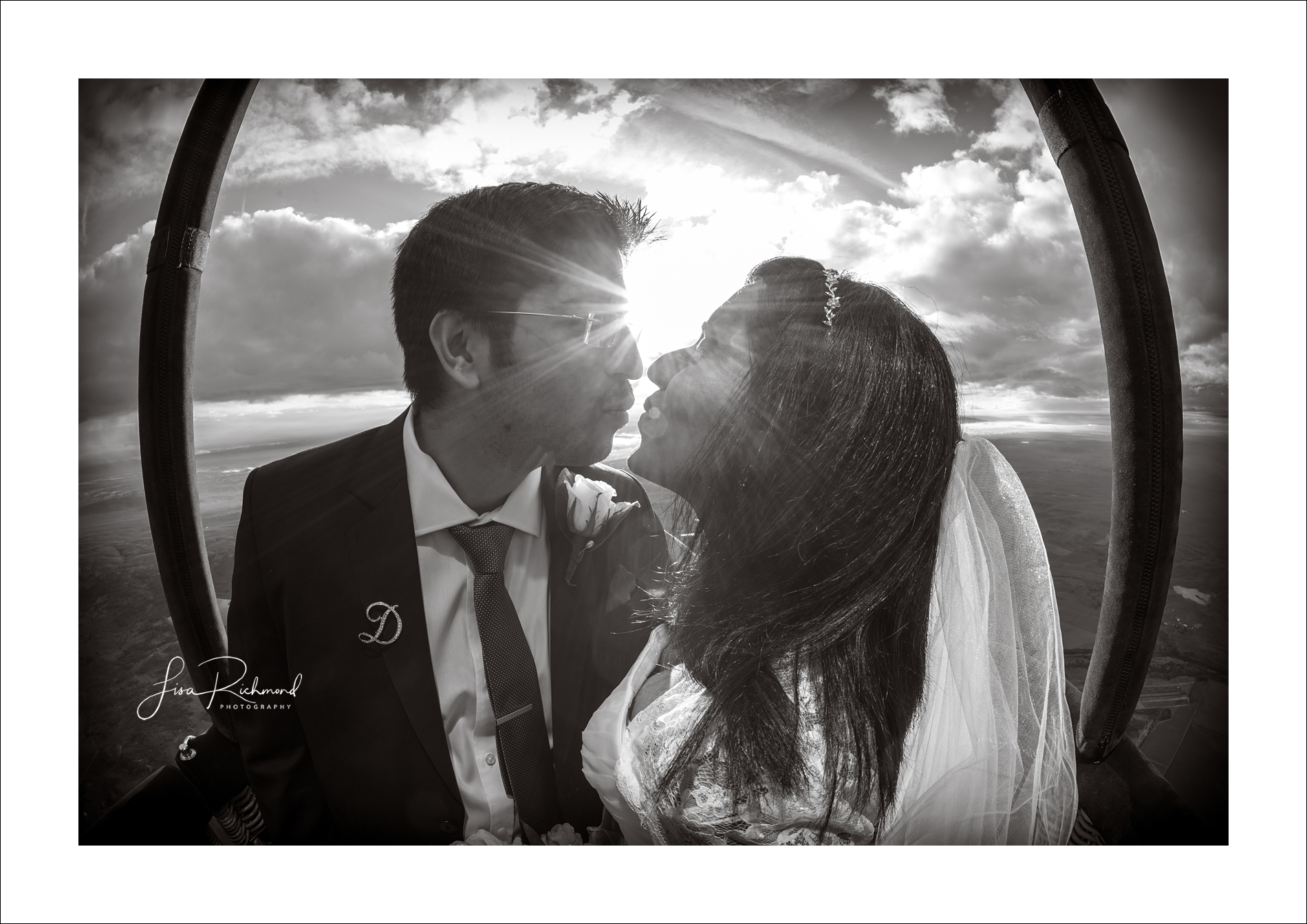 Up, up and away&#8230;.Nikhil + Disha elope in a beautiful hot air balloon