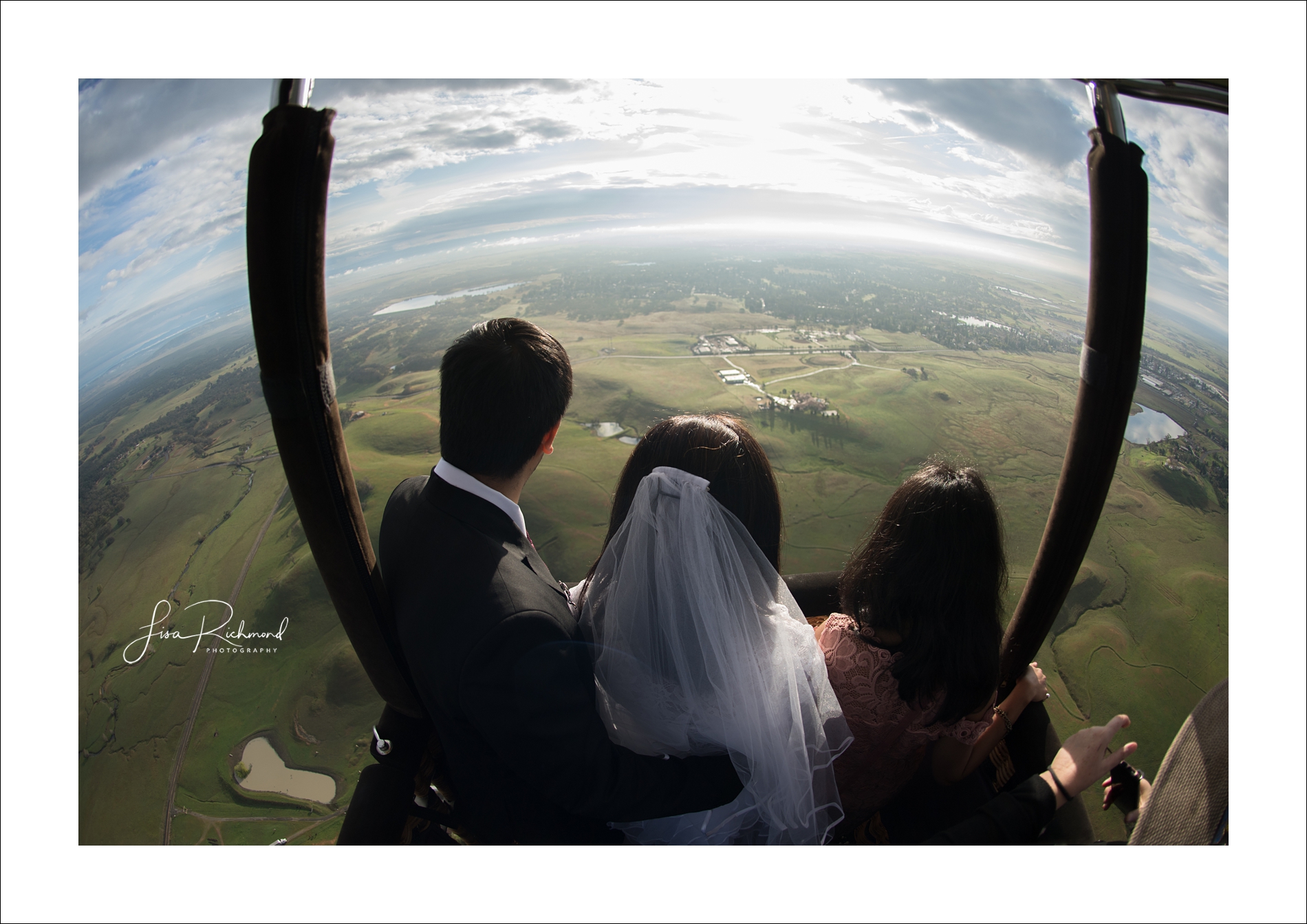 Up, up and away&#8230;.Nikhil + Disha elope in a beautiful hot air balloon