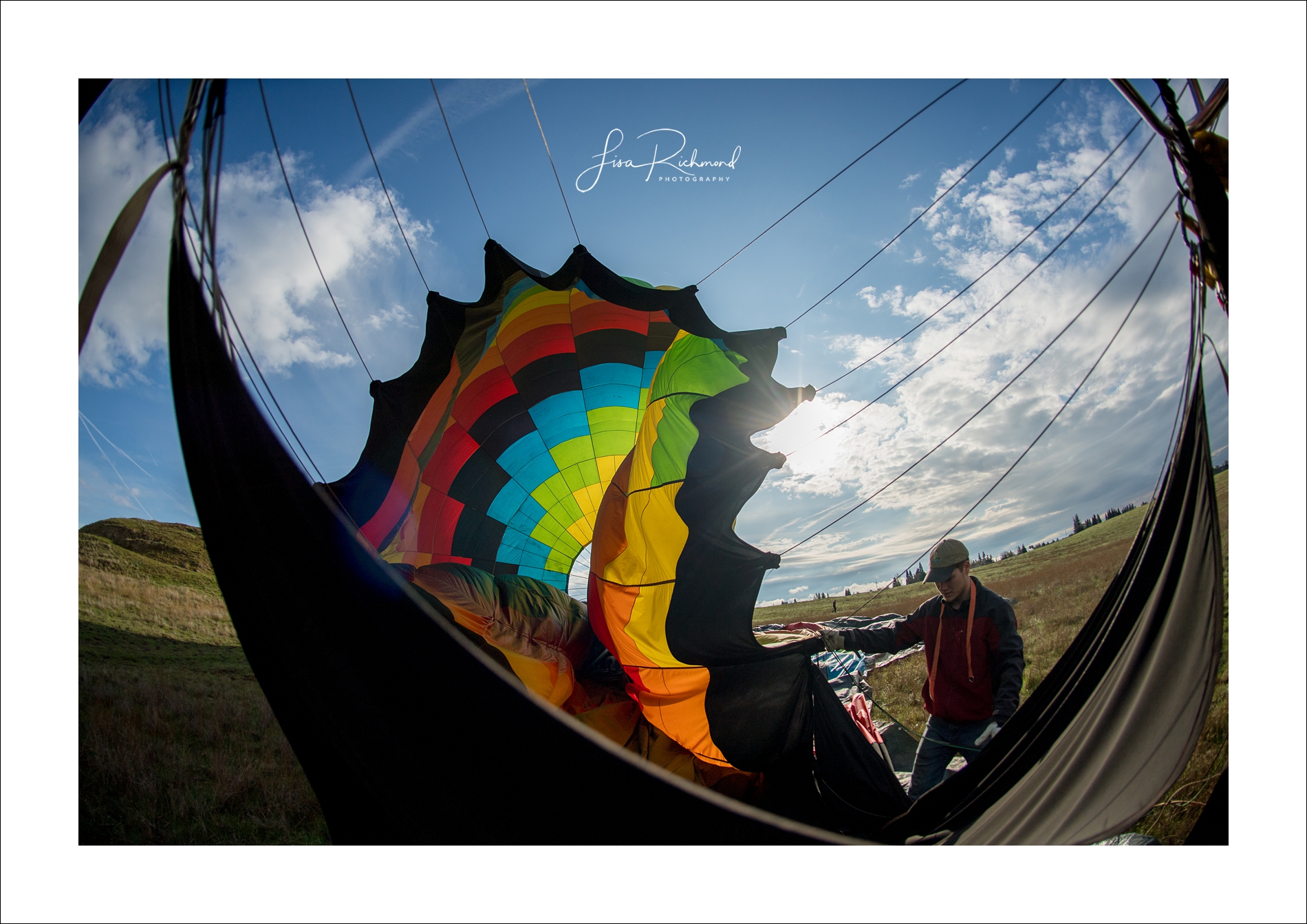 Up, up and away&#8230;.Nikhil + Disha elope in a beautiful hot air balloon