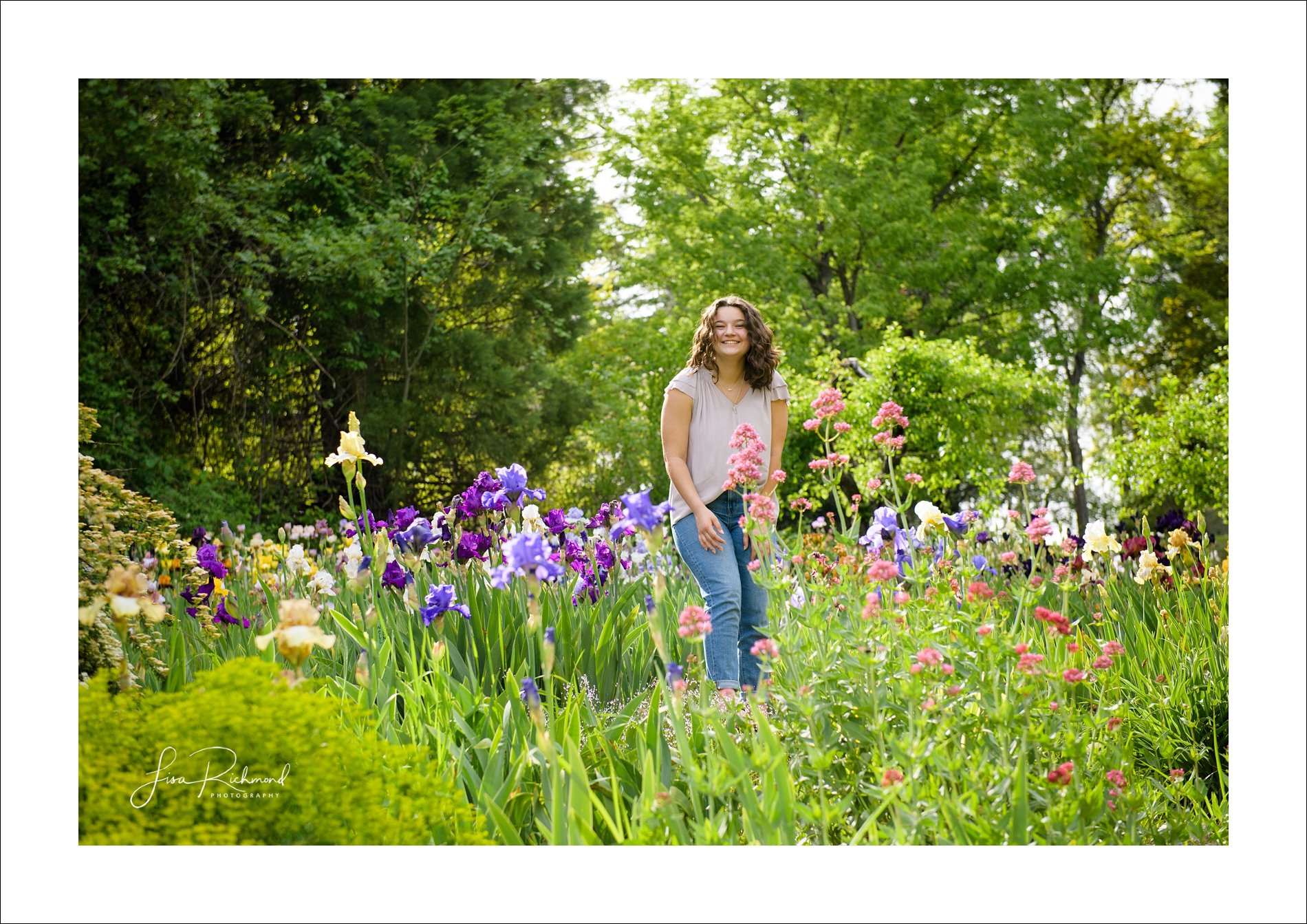 Taylor, Class of 2020 Vista del Lago High School in Folsom at the High Sierra Wedding and Iris Gardens