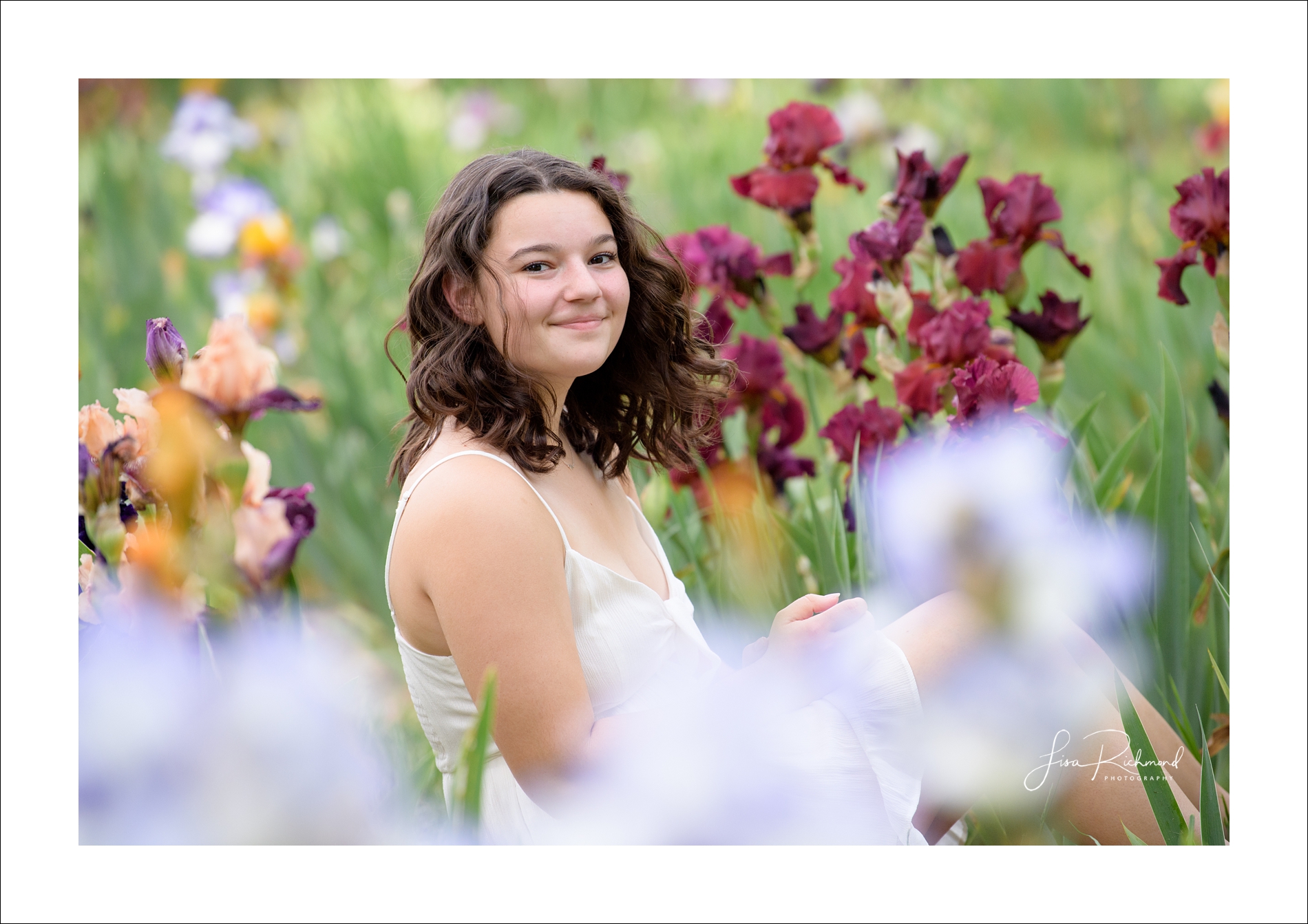 Taylor, Class of 2020 Vista del Lago High School in Folsom at the High Sierra Wedding and Iris Gardens