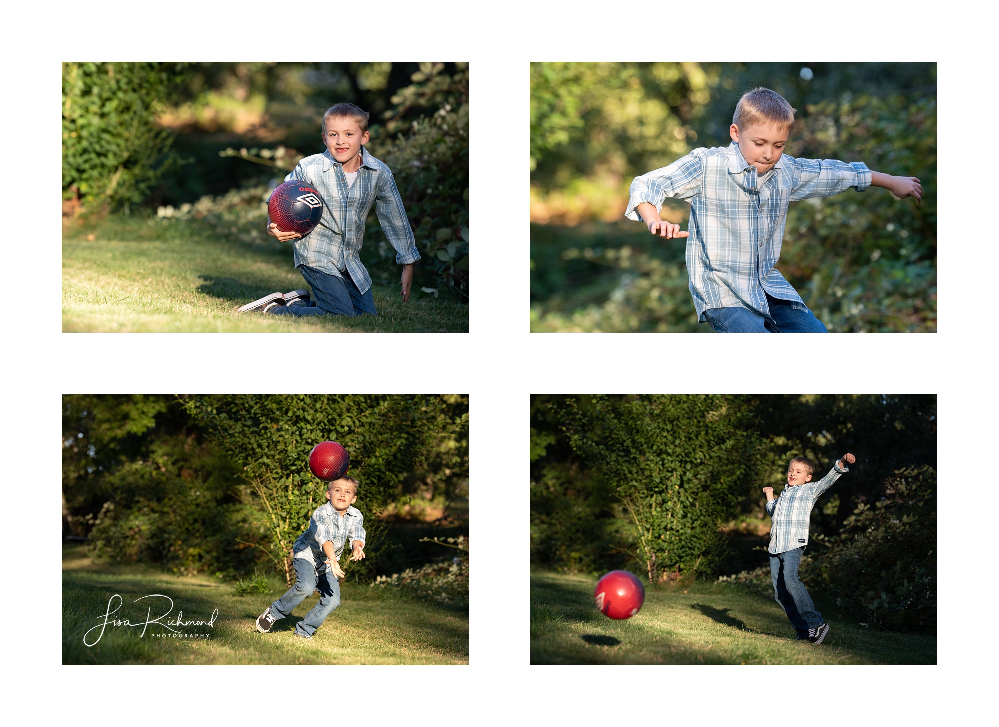 Soccer at Larsen&#8217;s Park with Tom and Graydon