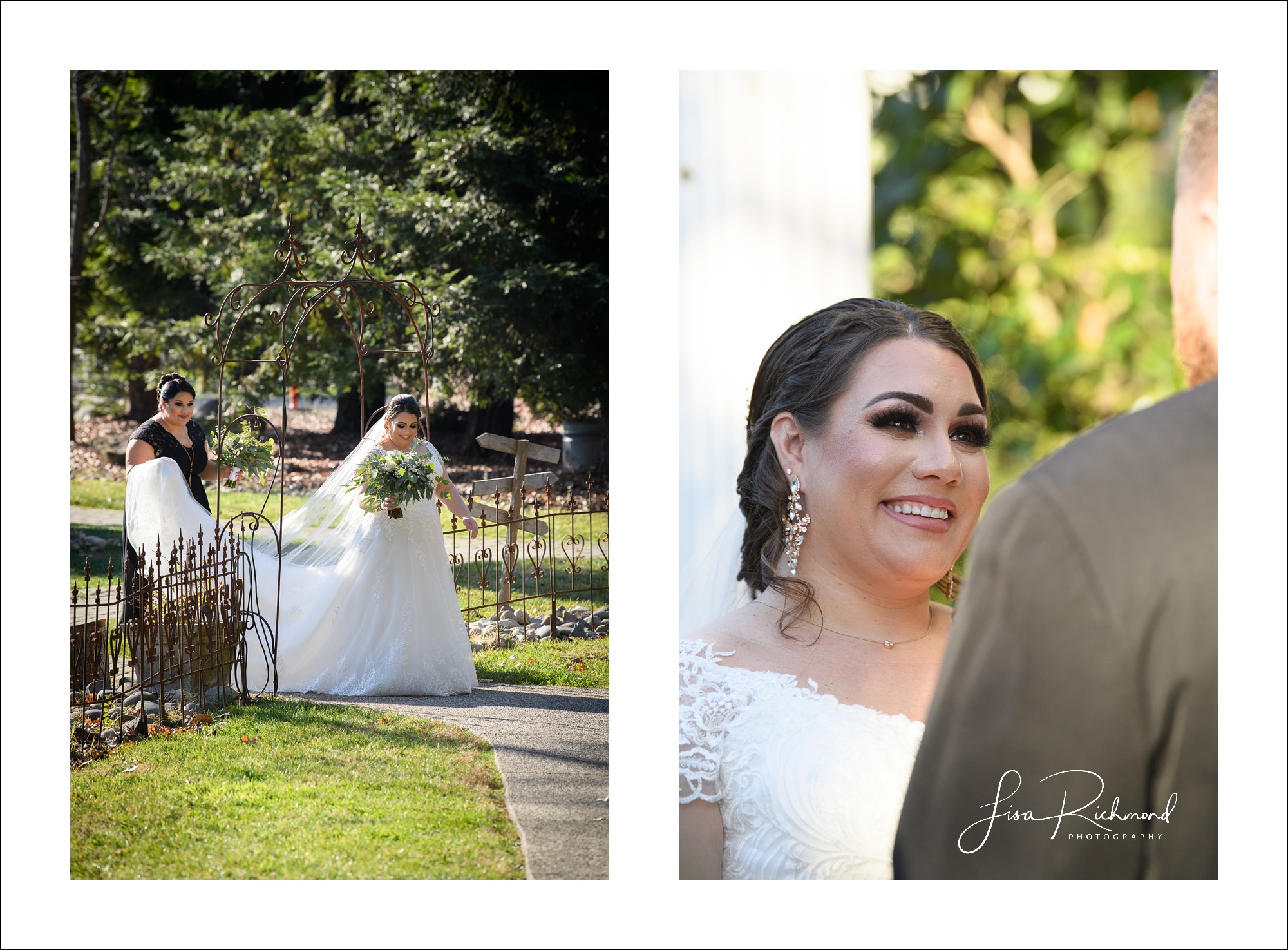 Alyson and Frankie at Newcastle Wedding Gardens