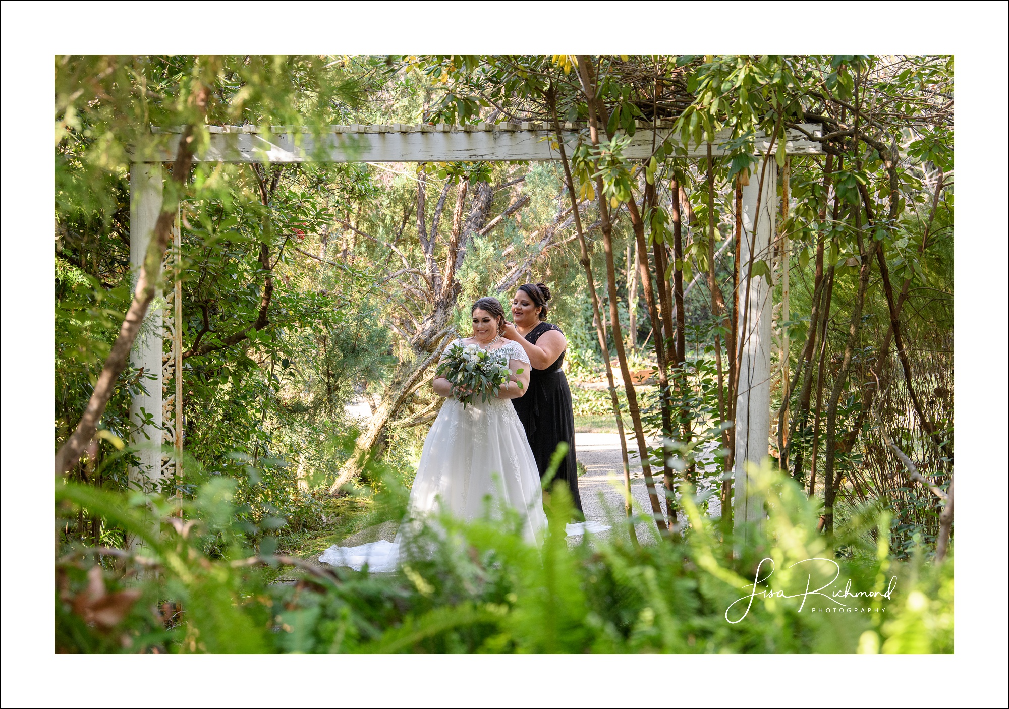 Alyson and Frankie at Newcastle Wedding Gardens