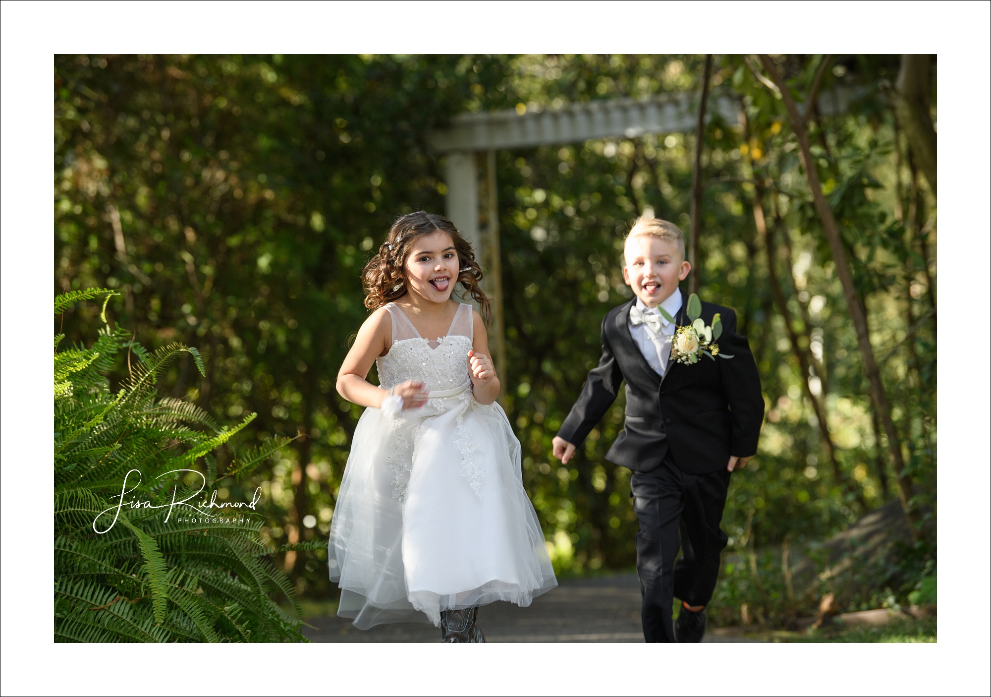 Alyson and Frankie at Newcastle Wedding Gardens