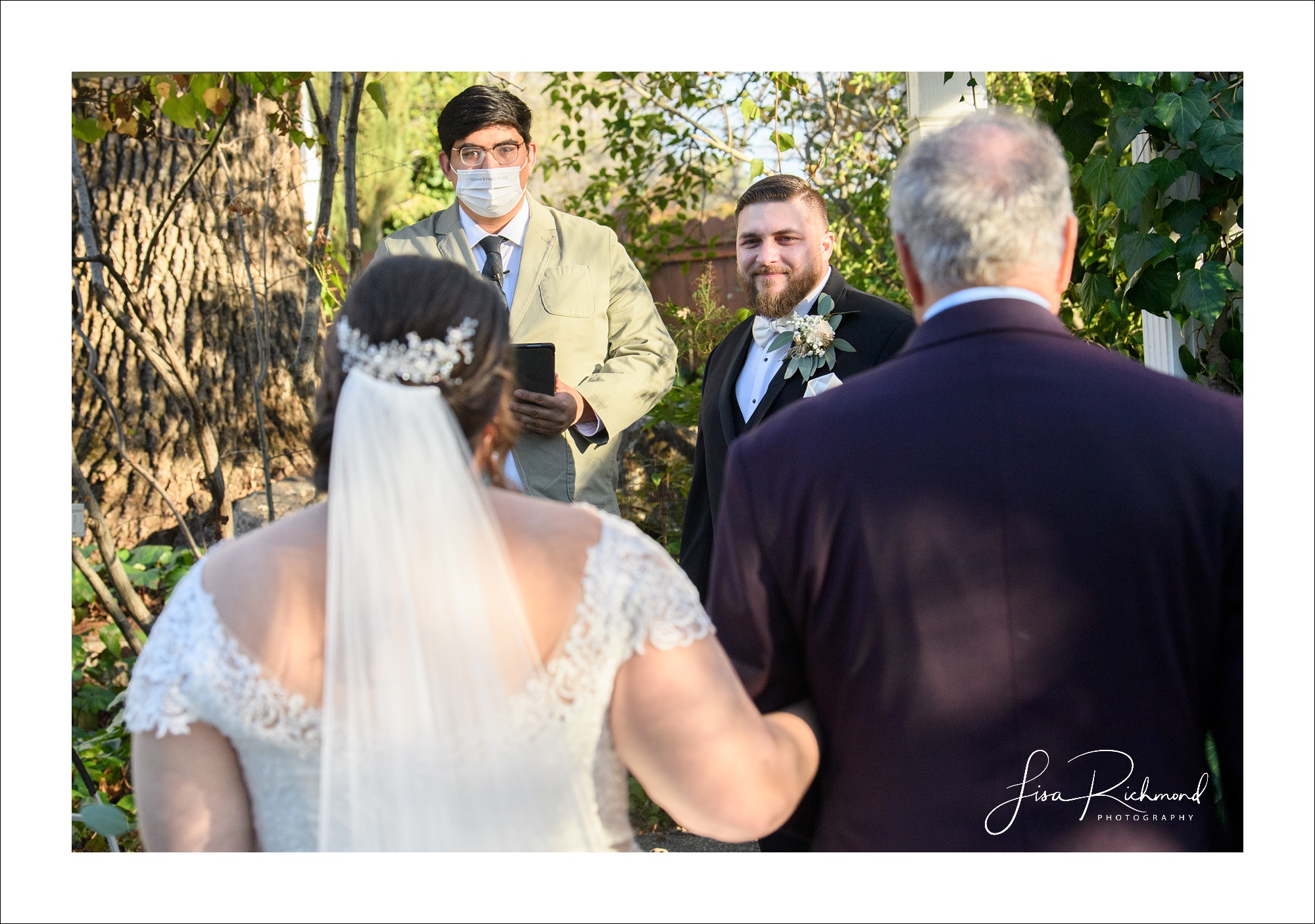 Alyson and Frankie at Newcastle Wedding Gardens