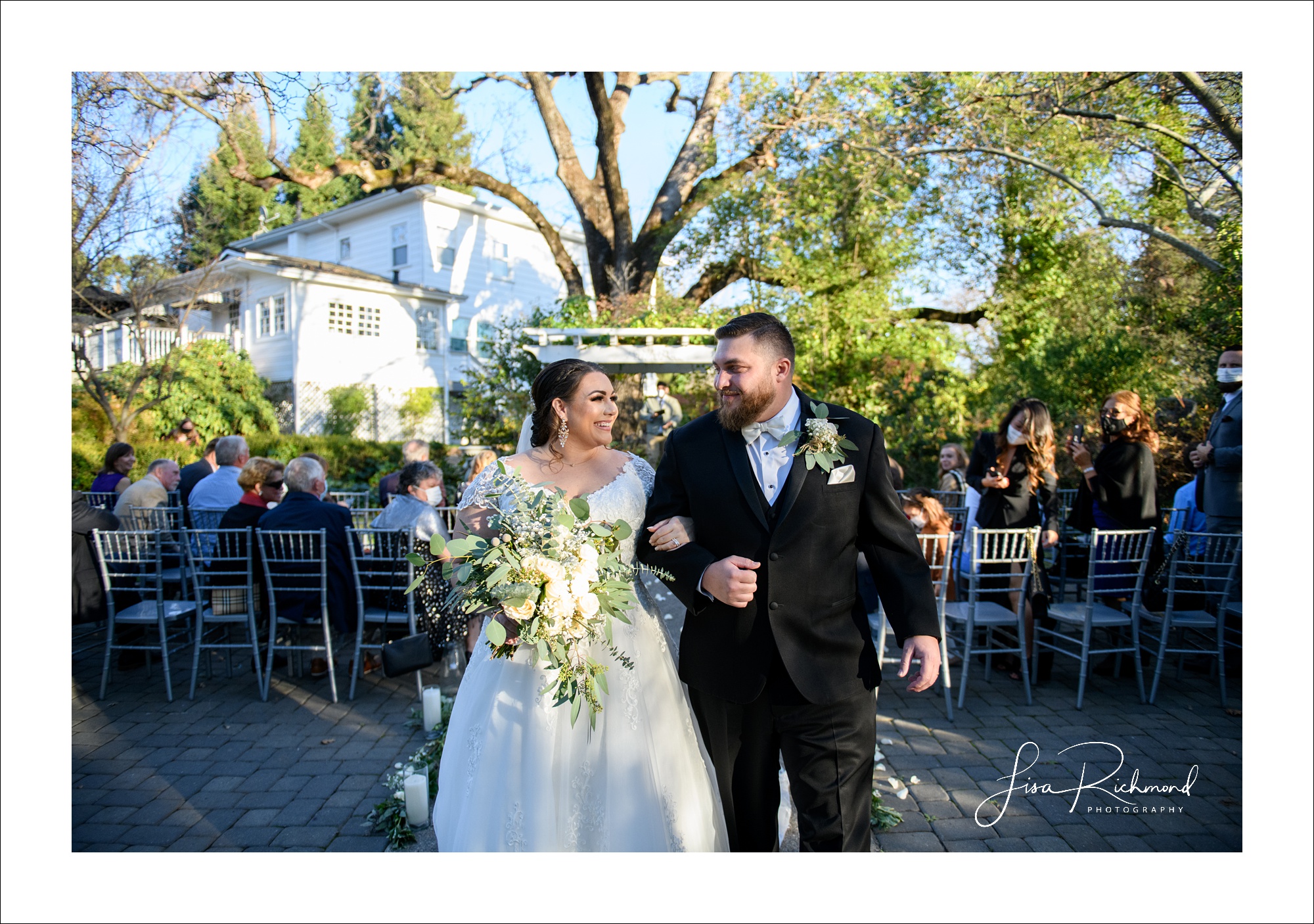 Alyson and Frankie at Newcastle Wedding Gardens