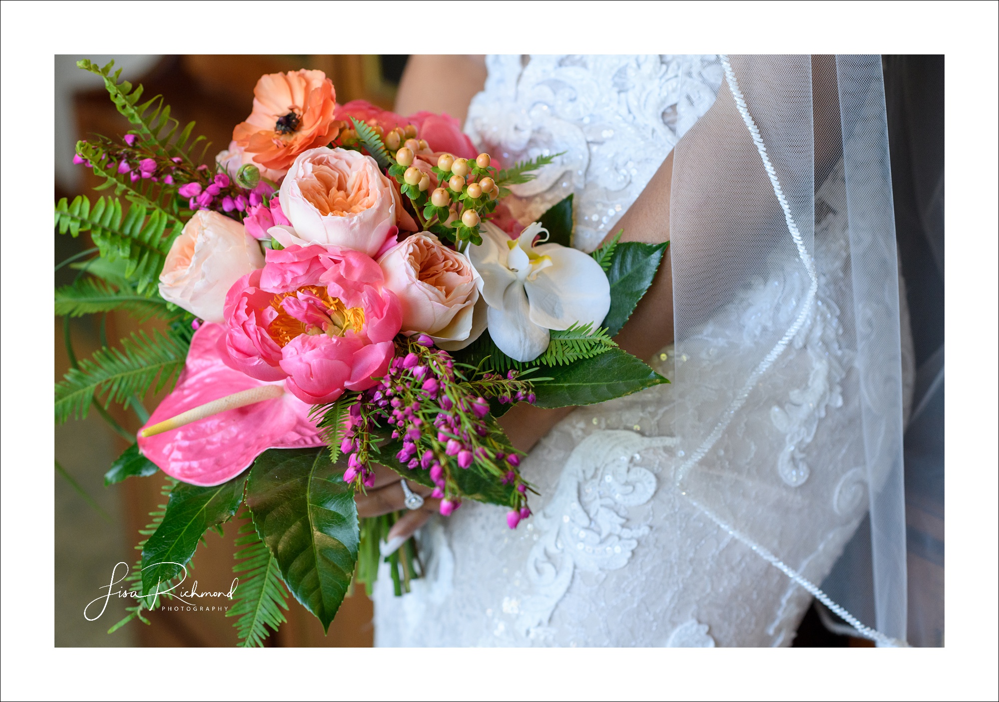 Anja and Nick celebrate their wedding day at Serrano Country Club