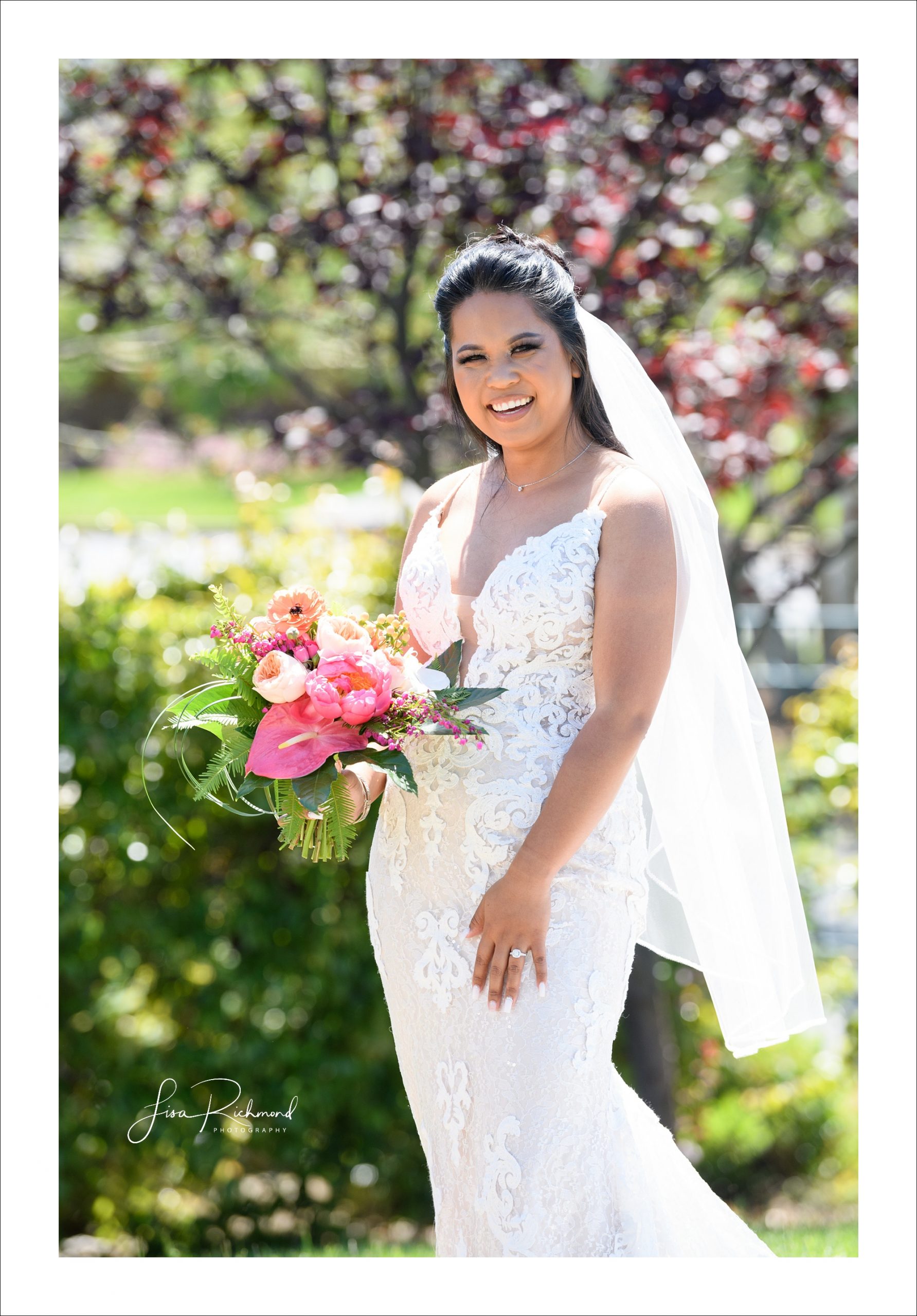 Anja and Nick celebrate their wedding day at Serrano Country Club