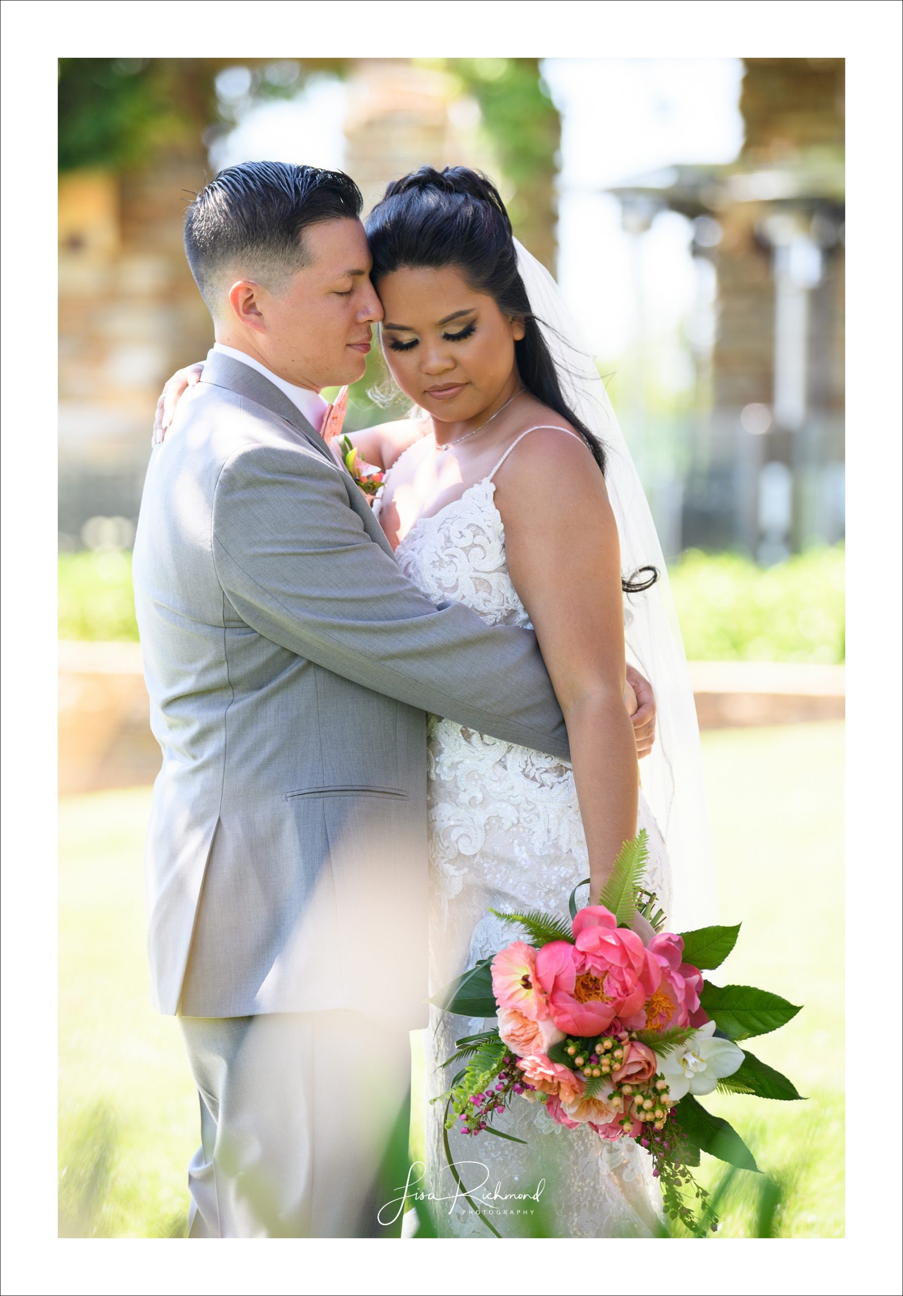 Anja and Nick celebrate their wedding day at Serrano Country Club