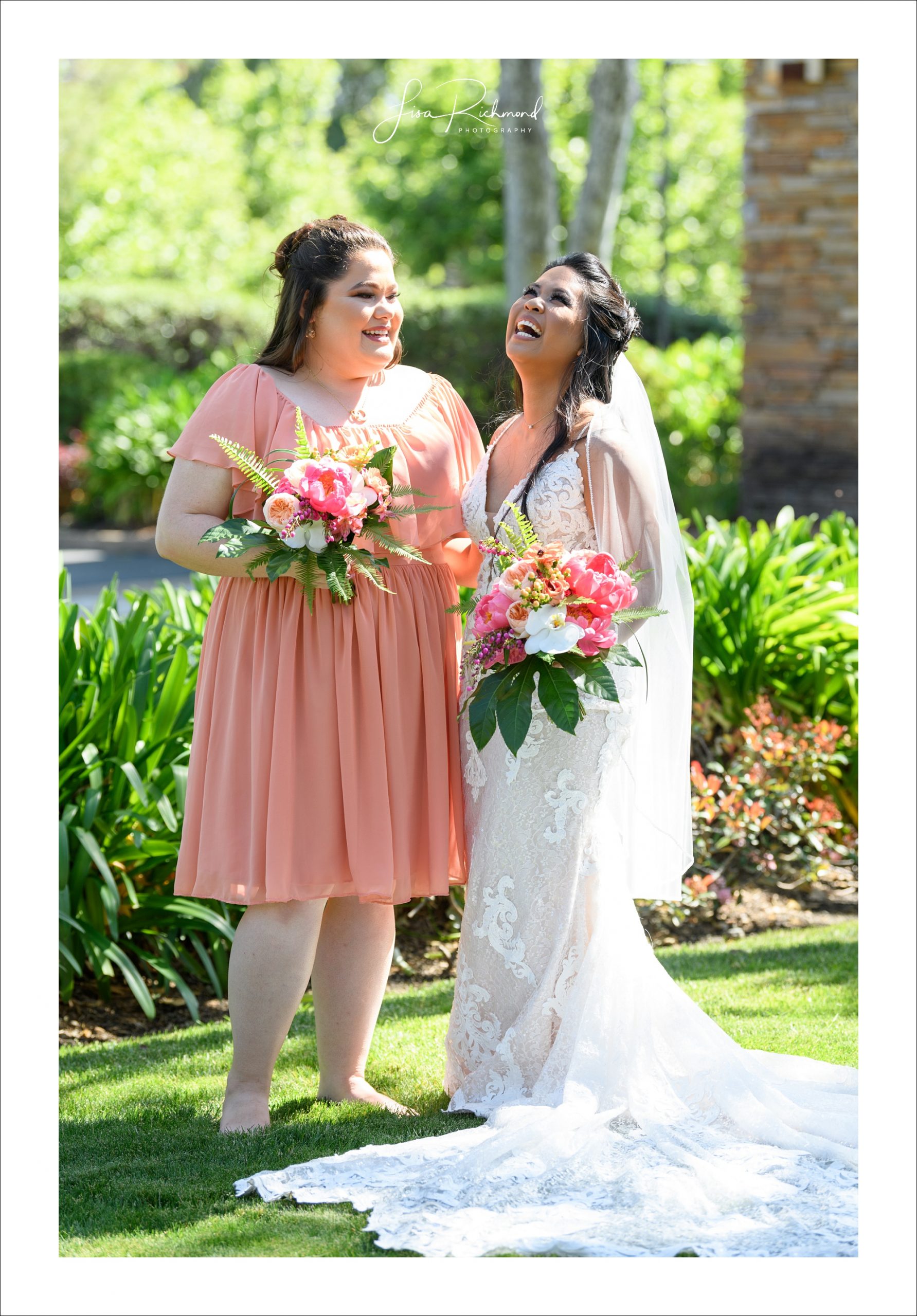 Anja and Nick celebrate their wedding day at Serrano Country Club