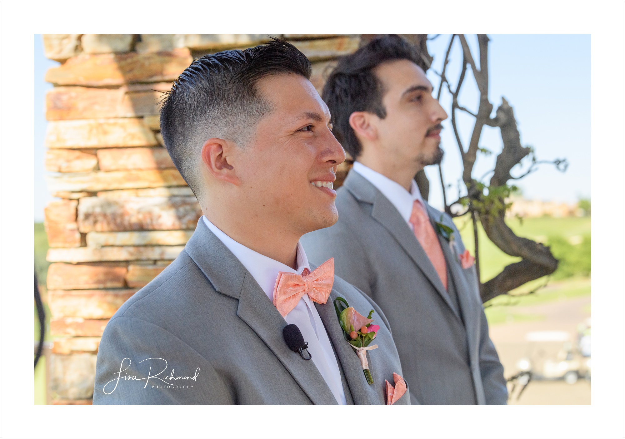 Anja and Nick celebrate their wedding day at Serrano Country Club