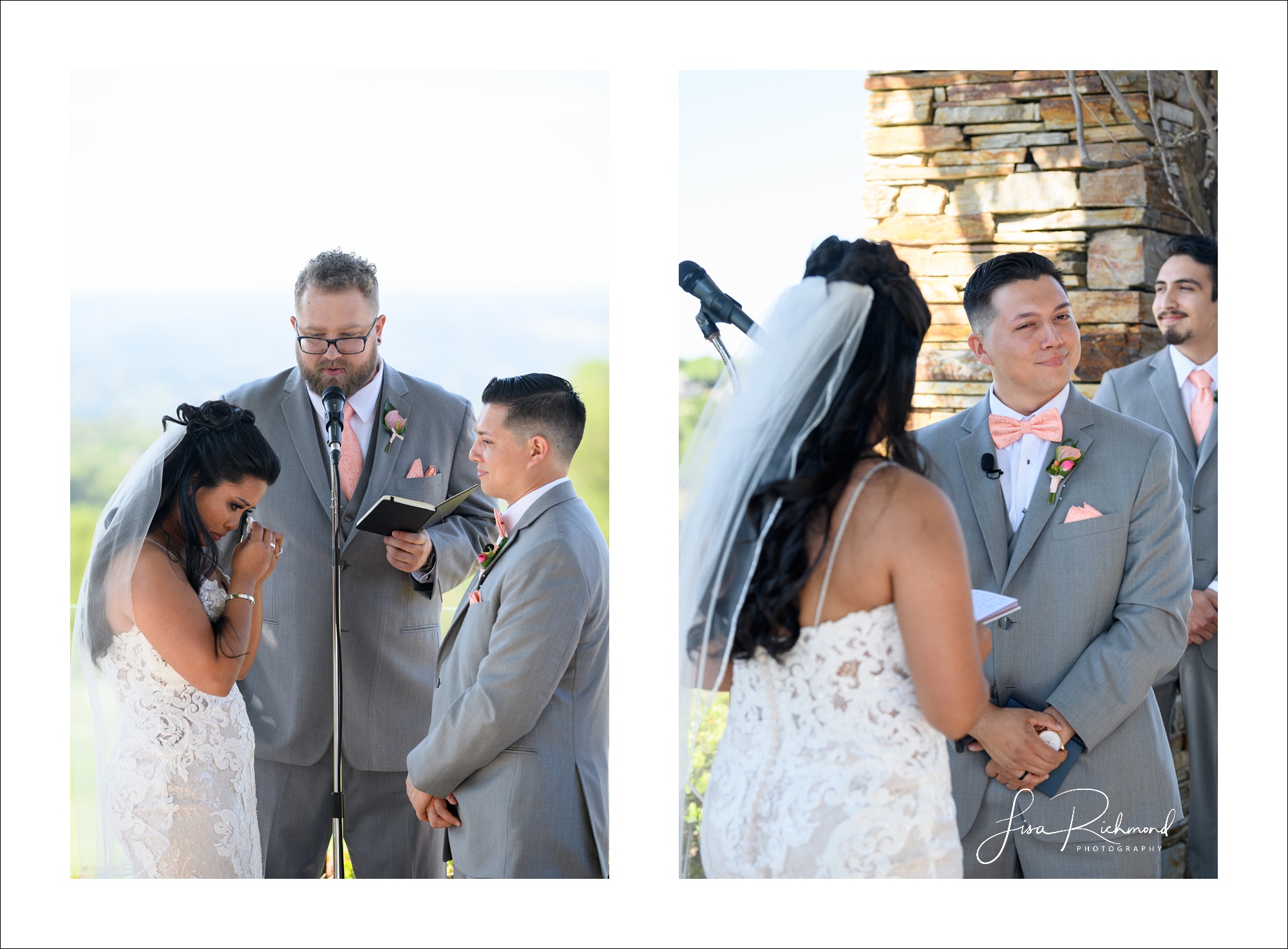 Anja and Nick celebrate their wedding day at Serrano Country Club