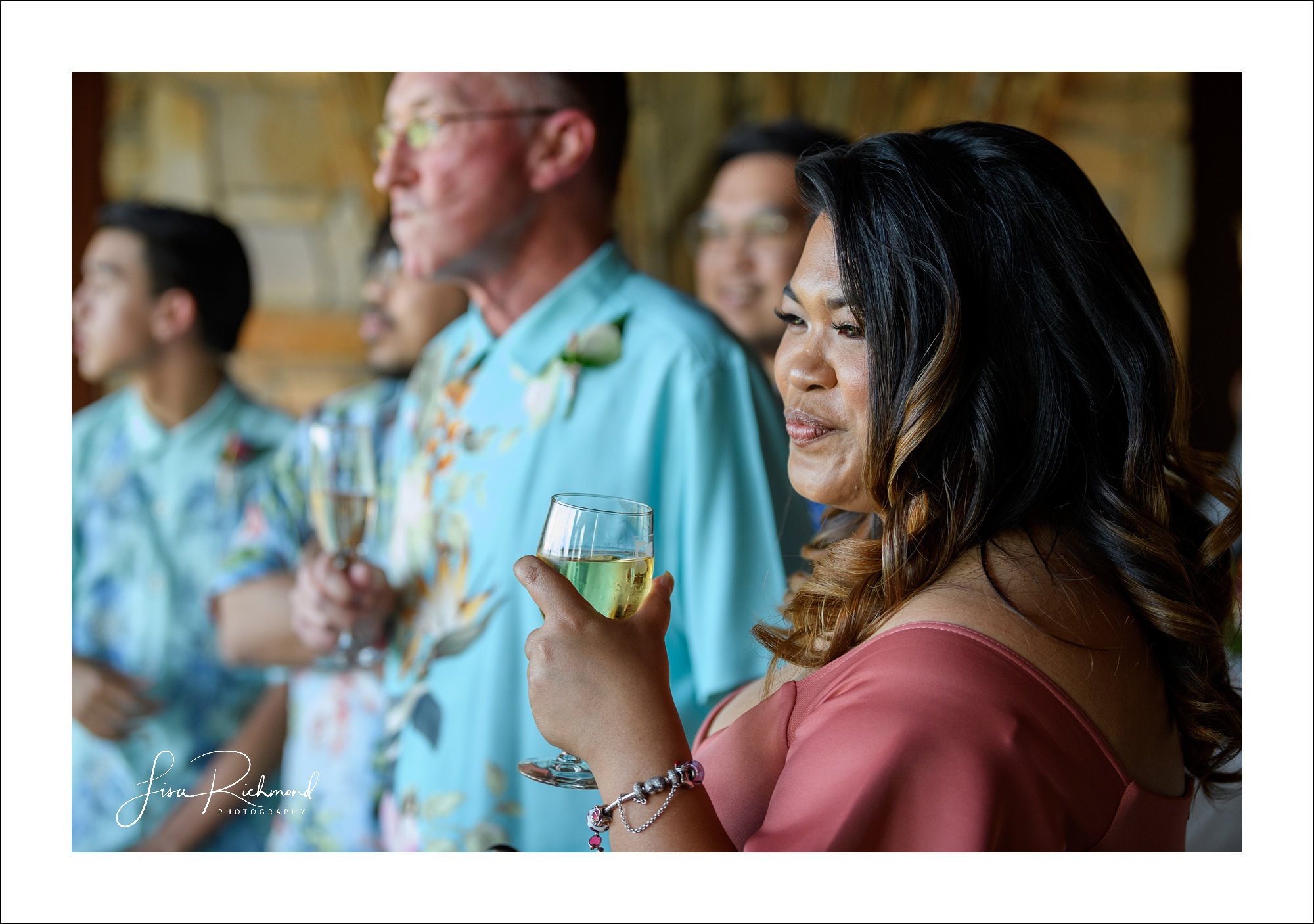 Anja and Nick celebrate their wedding day at Serrano Country Club