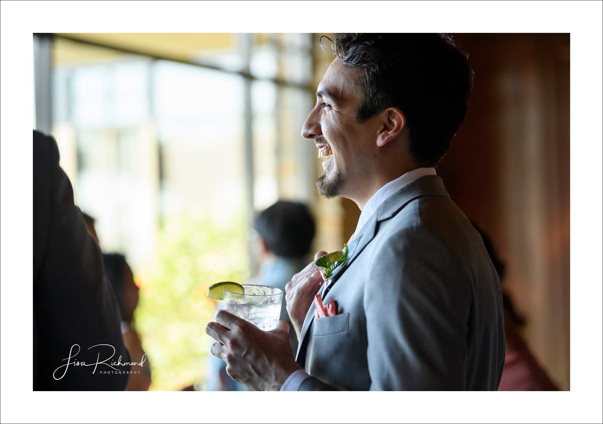 Anja and Nick celebrate their wedding day at Serrano Country Club